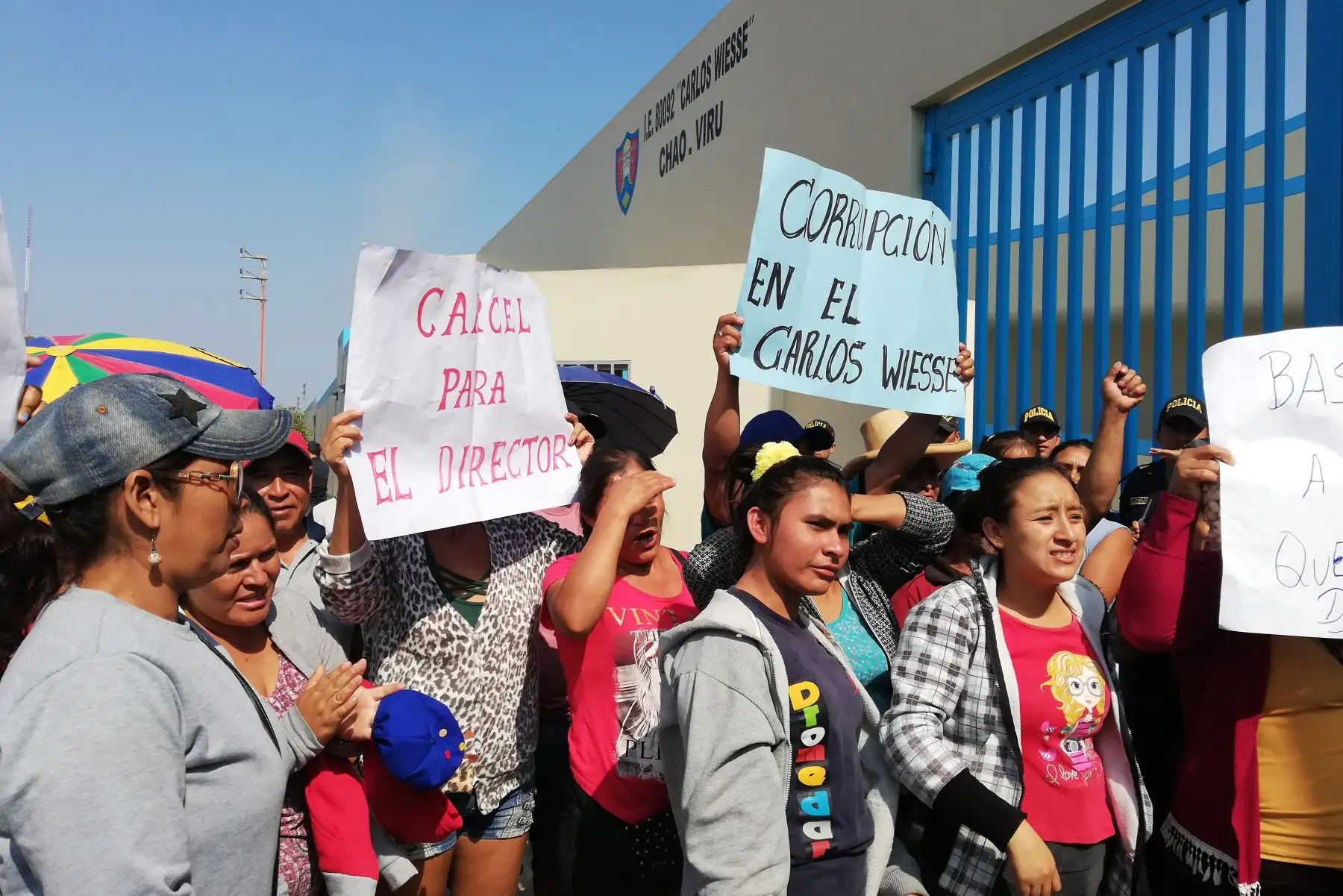 Padres de familia denuncian presunto caso de violación en colegio Carlos Wiesse del distrito de Chao, en La Libertad. ANDINA/Difusión