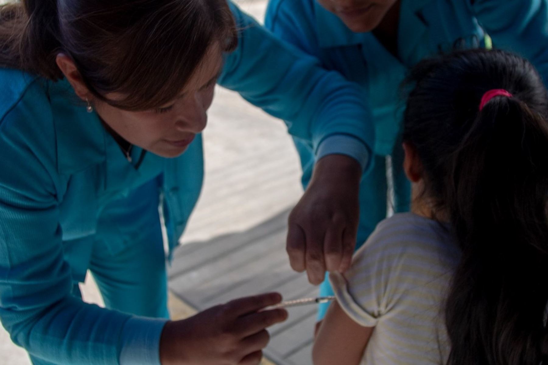 San Martín lidera vacunación contra sarampión al atender a 70.7% de su niñez. ANDINA/Difusión