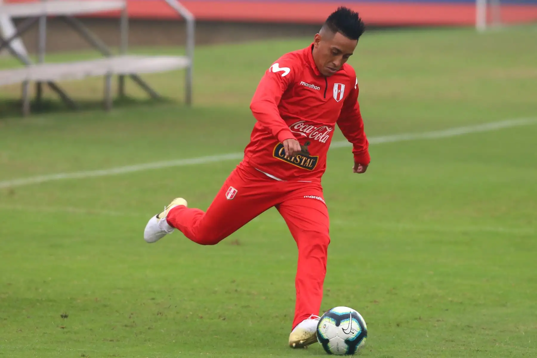 Entrenamiento de la selección Peruana de fútbol previo al partido amistoso, con la selección de Colombia, en la Videna. Foto: ANDINA/Vidal Tarqui