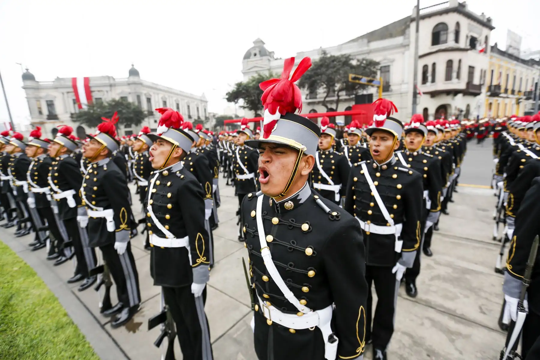 Jefe de Estado, Martín Vizcarra, preside ceremonia por el 139 Aniversario de la Batalla de Arica y Renovación del Juramento de Fidelidad a la Bandera. Foto: ANDINA/Prensa Presidencia