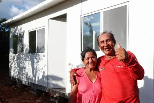 San Martín: más de 100 familias afectadas por sismo reciben viviendas de emergencia