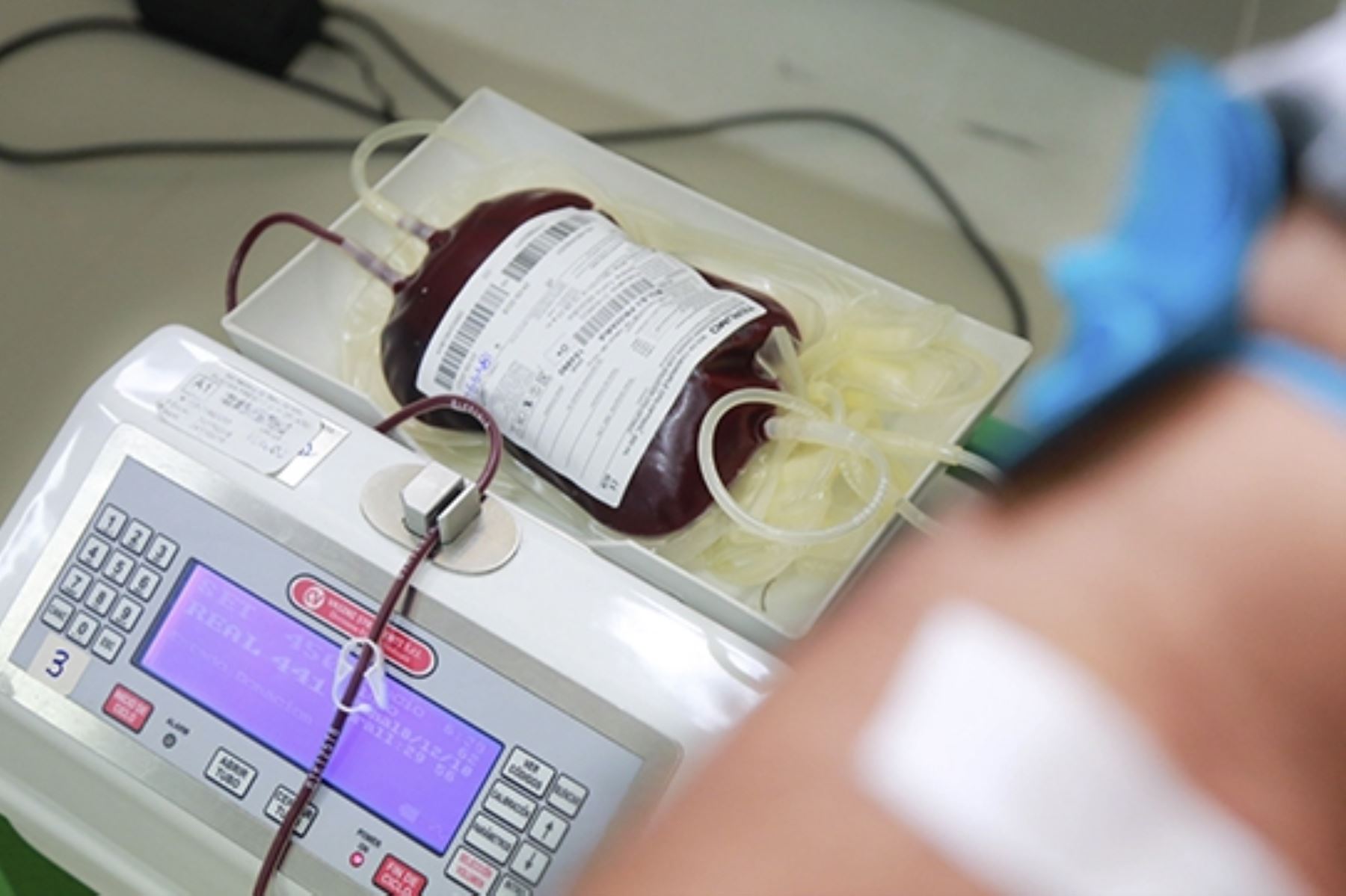 Cadetes de la PNP donan sangre a pacientes del hospital Hipólito Unanue. Foto: ANDINA/archivo.