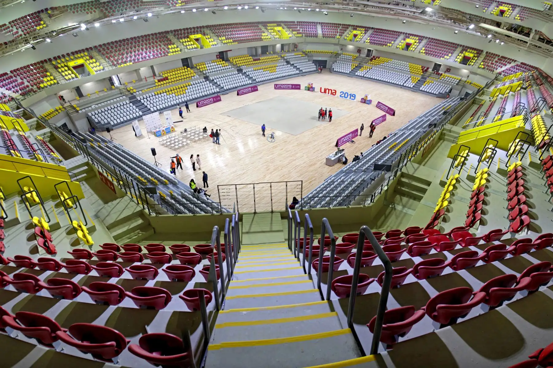 Lima 2019 entrega Polideportivo de Villa El Salvador a Federación de Gimnasia.
Foto:Lima 2019