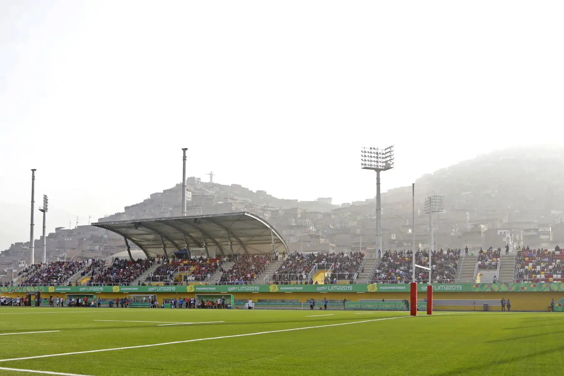 Gran cantidad de público asistió al Estadio de Rugby ubicado dentro del complejo deportivo de Villa María del Triunfo.
Foto:Lima 2019