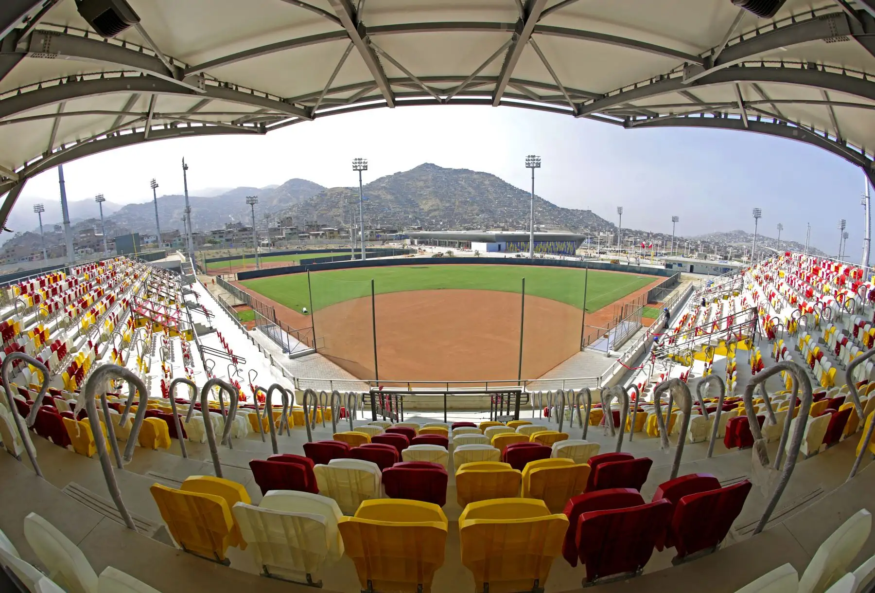 Estadio de Softbol en Villa Maria del Triunfo.
Foto:Lima 2019