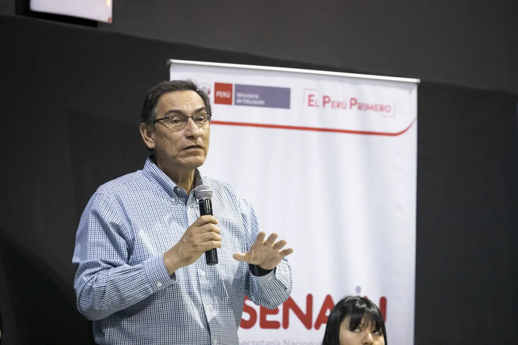Presidente Vizcarra participa de Foro Regional de Juventud de Lima Metropolitana.
Foto:Andina/ Prensa Presidencia