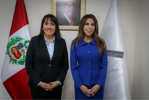 Durante una reunión de trabajo realizada en la sede central del MTC, ambas funcionarias coincidieron en la importancia de impulsar medidas concretas