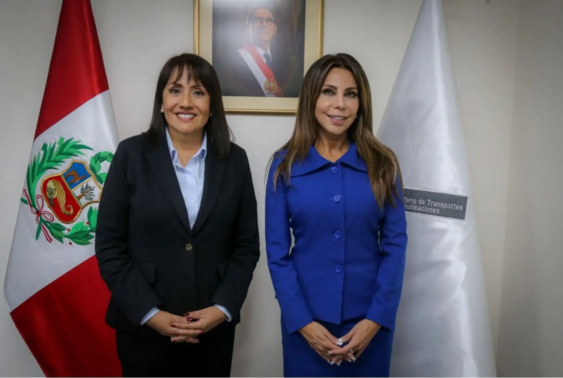 Durante una reunión de trabajo realizada en la sede central del MTC, ambas funcionarias coincidieron en la importancia de impulsar medidas concretas