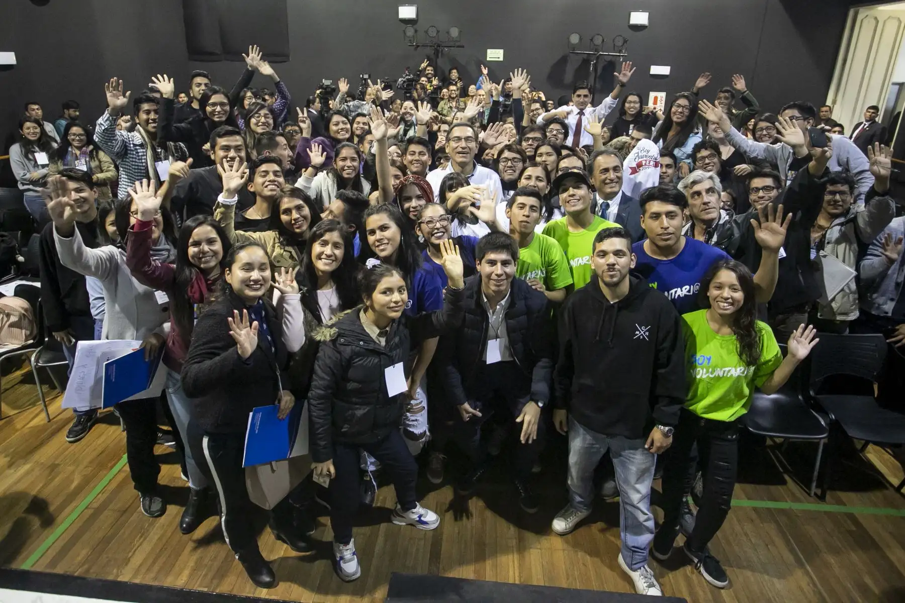 Presidente Vizcarra participa de Foro Regional de Juventud de Lima Metropolitana.
Foto:Andina/ Prensa Presidencia