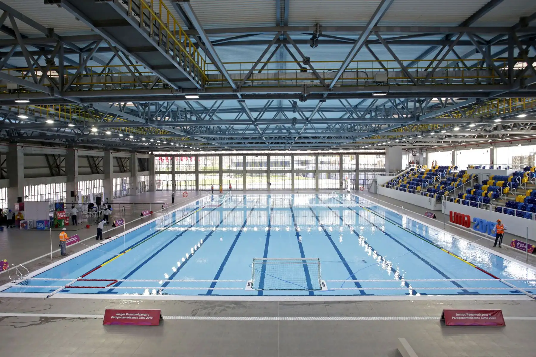 Centro Acuático de Villa María del Triunfo.
Foto: Lima 2019