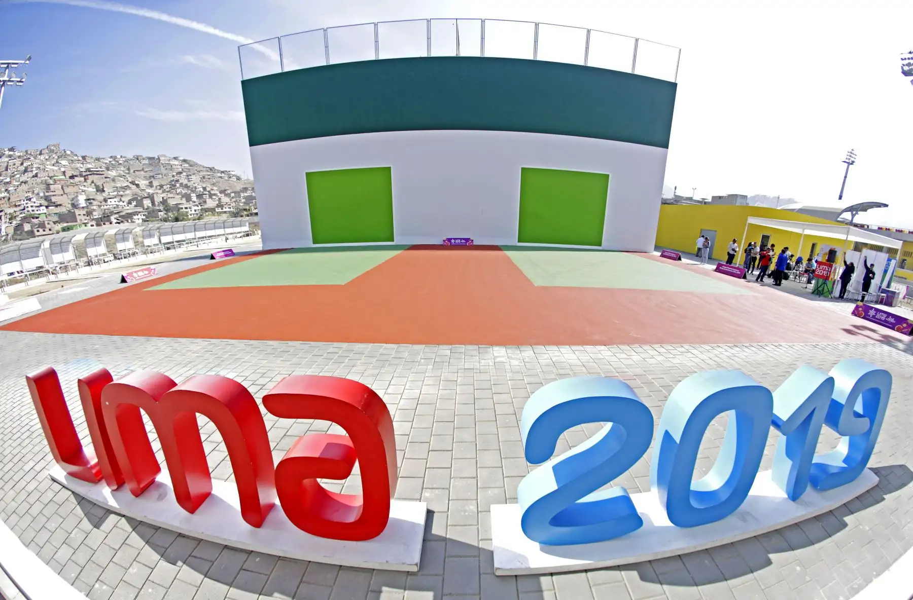 Canchas de Fronton en Villa María del Triunfo.
Foto:Lima 2019
