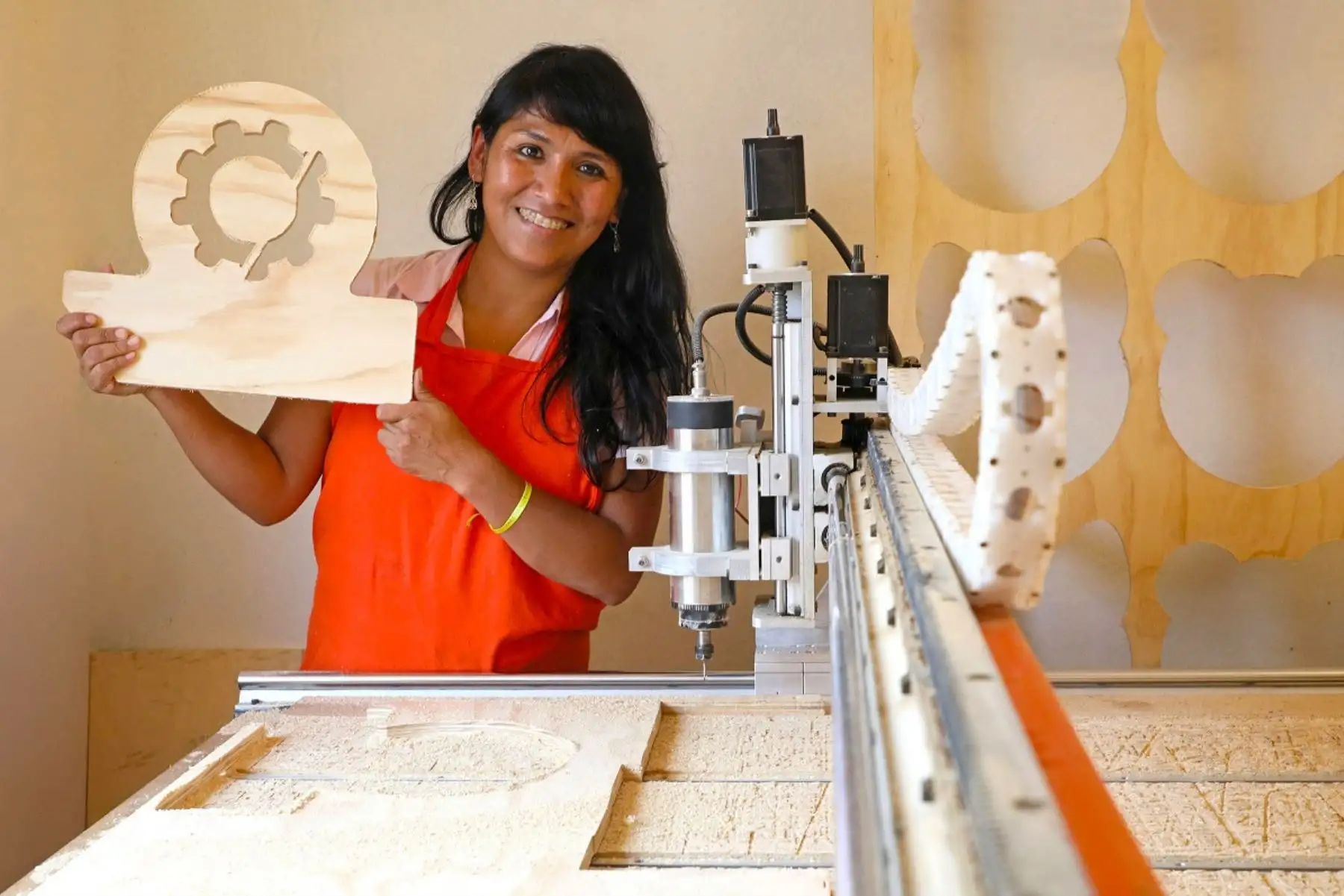 Madre emprendedora empresaria. Foto: Cortesía.
