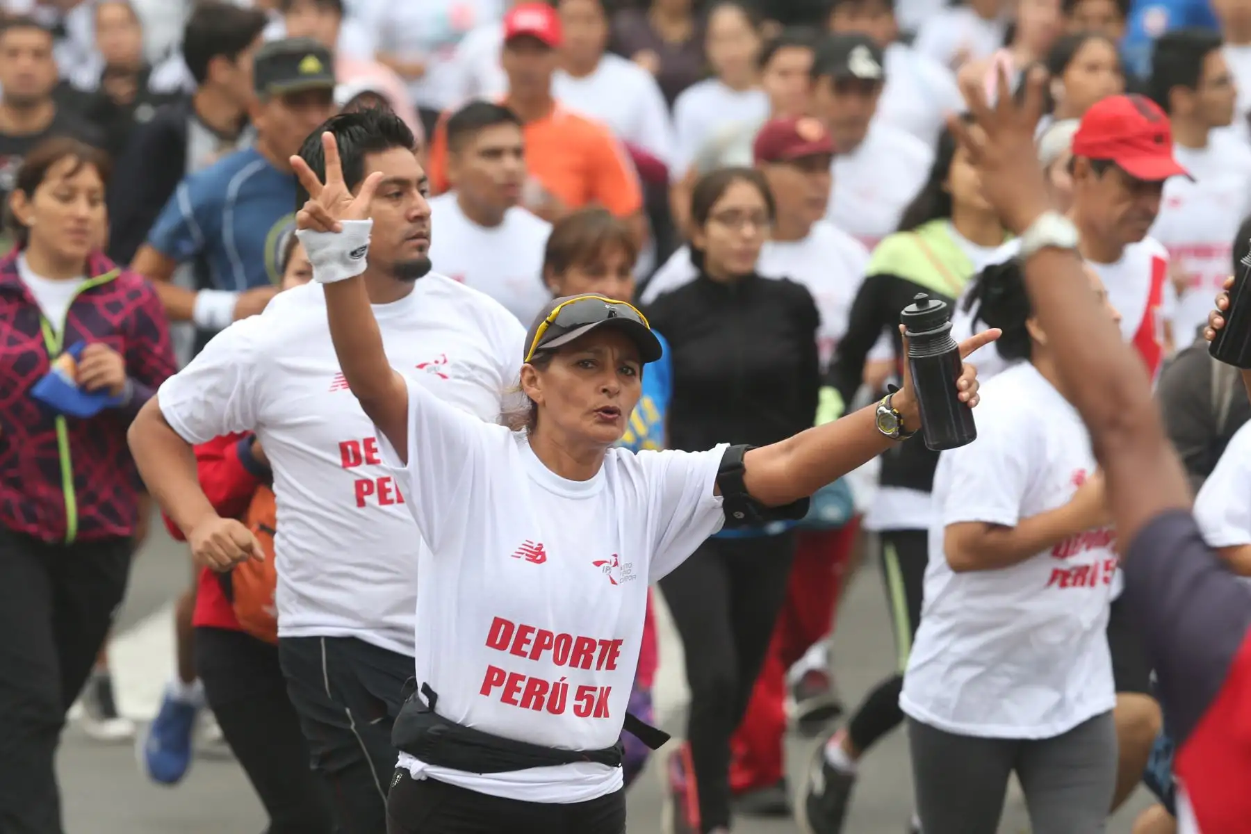Carrera Deporte Perú 5k del IPD en reconocimiento a los deportistas que participarán en los Juegos Panamericanos y Parapanamericanos Lima 2019.
Foto: ANDINA/Eddy Ramos