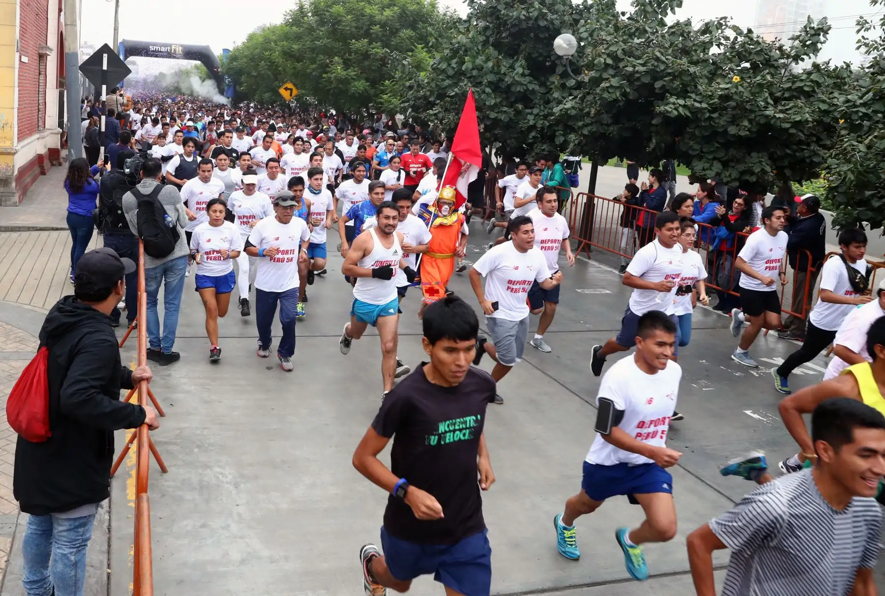Carrera Deporte Perú 5k del IPD en reconocimiento a los deportistas que participarán en los Juegos Panamericanos y Parapanamericanos Lima 2019. Foto: ANDINA/Norman Córdova