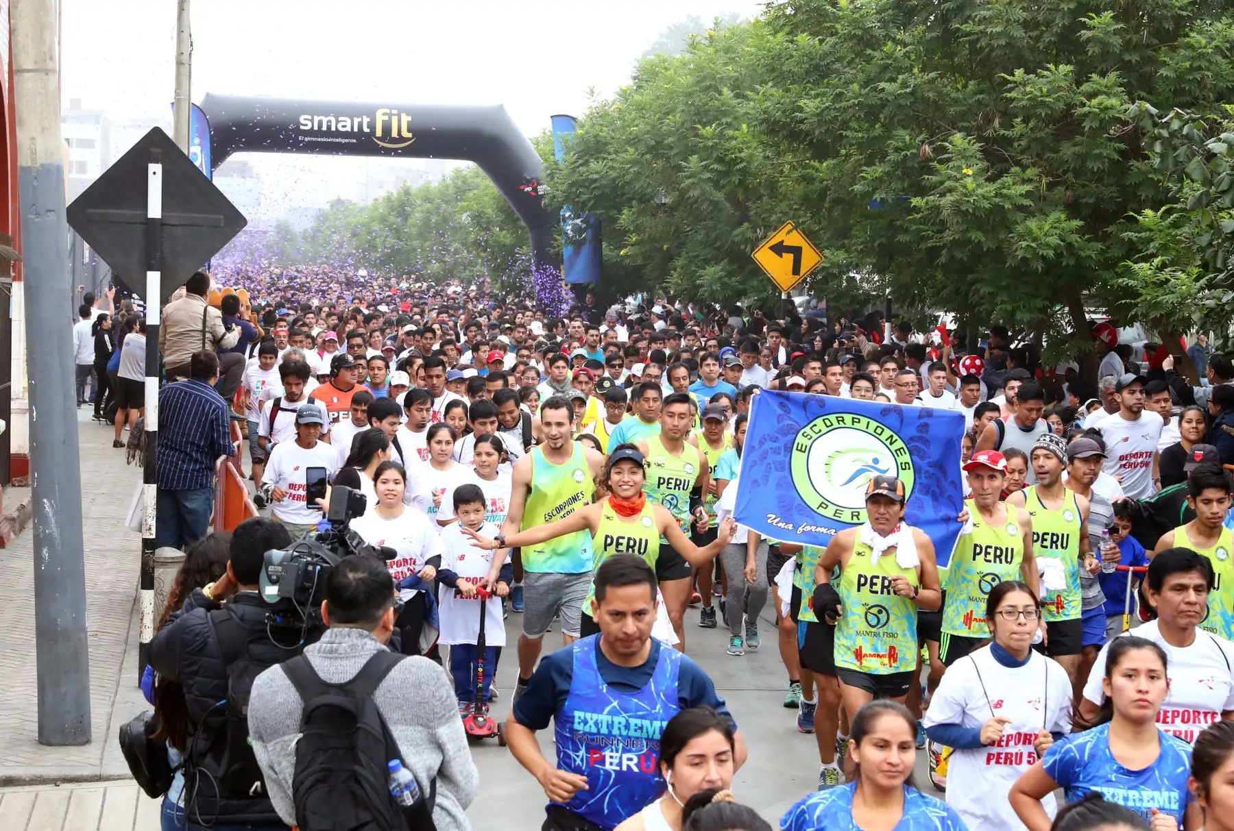 Carrera Deporte Perú 5k del IPD en reconocimiento a los deportistas que participarán en los Juegos Panamericanos y Parapanamericanos Lima 2019. Foto: ANDINA/Norman Córdova