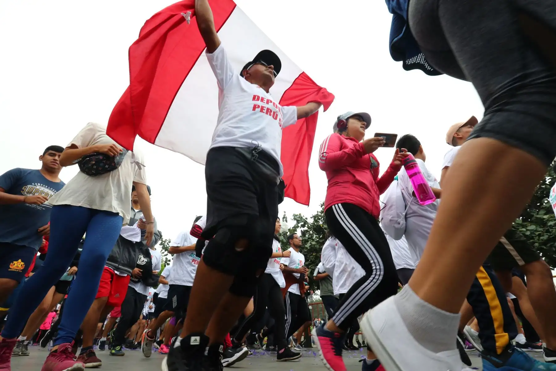 Carrera Deporte Perú 5k del IPD en reconocimiento a los deportistas que participarán en los Juegos Panamericanos y Parapanamericanos Lima 2019. Foto: ANDINA/Norman Córdova