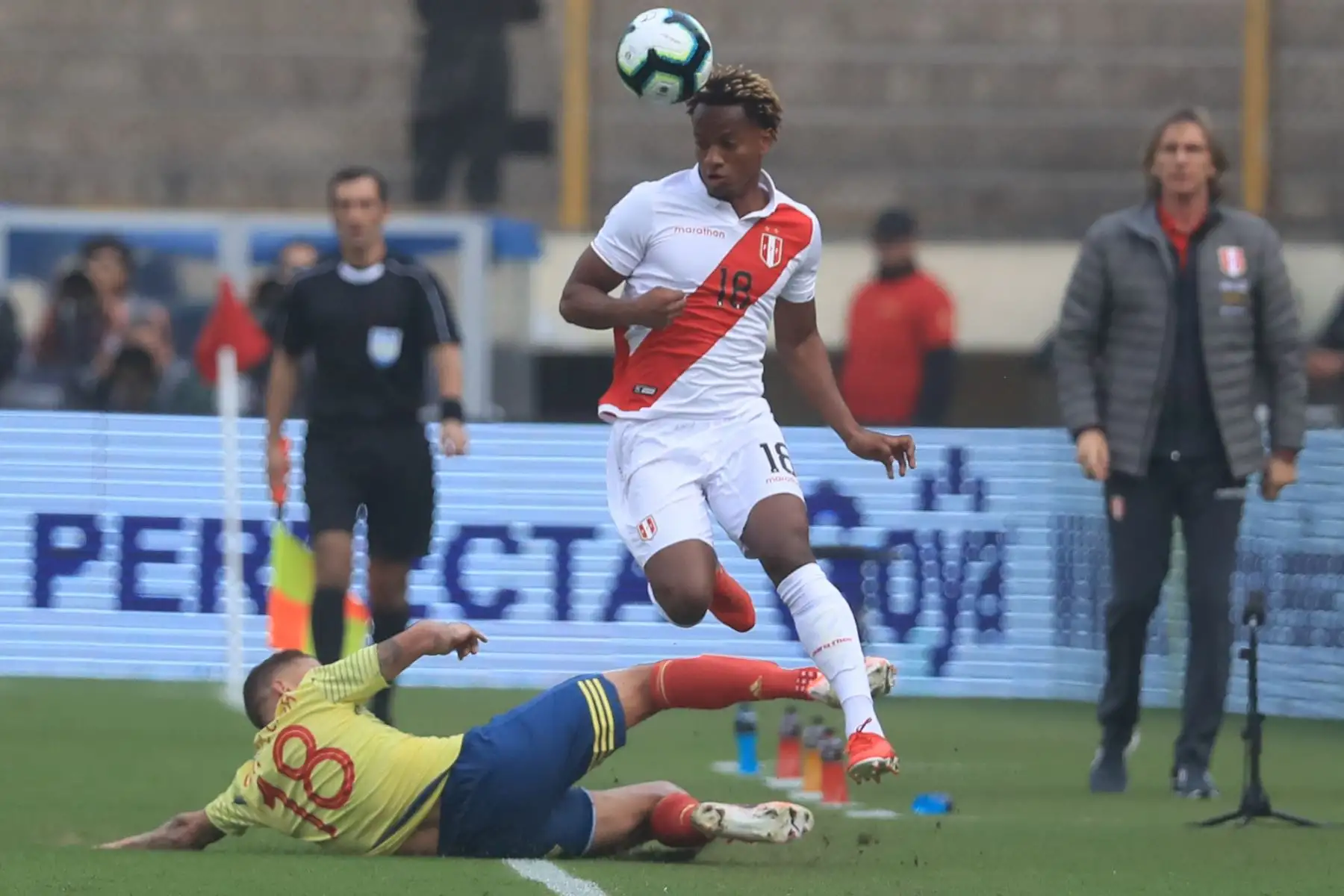 Perú perdió 3-0 con Colombia en su último amistoso con miras a la Copa América

Foto: ANDINA/Juan Carlos Guzmán Negrini.