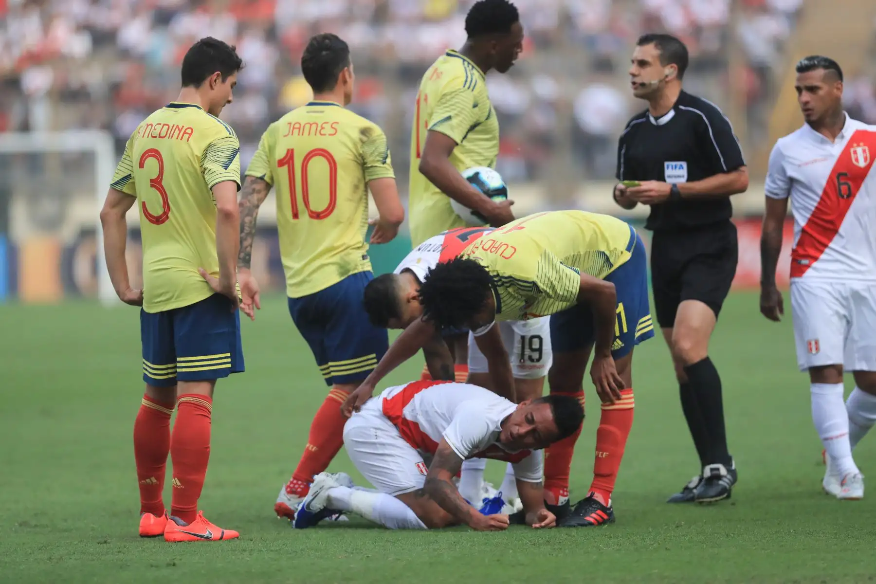 Perú perdió 3-0 con Colombia en su último amistoso con miras a la Copa América

Foto: ANDINA/Juan Carlos Guzmán Negrini.