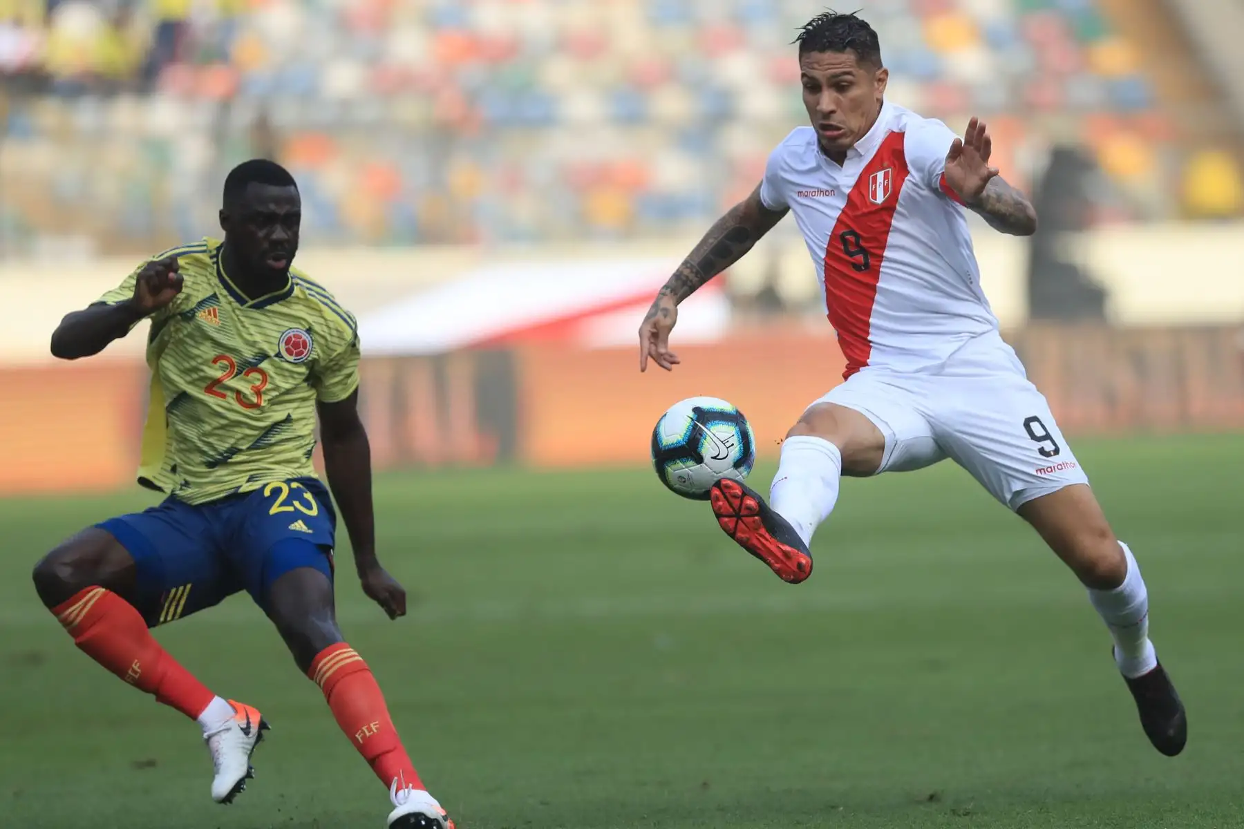 Perú perdió 3-0 con Colombia en su último amistoso con miras a la Copa América

Foto: ANDINA/Juan Carlos Guzmán Negrini.
