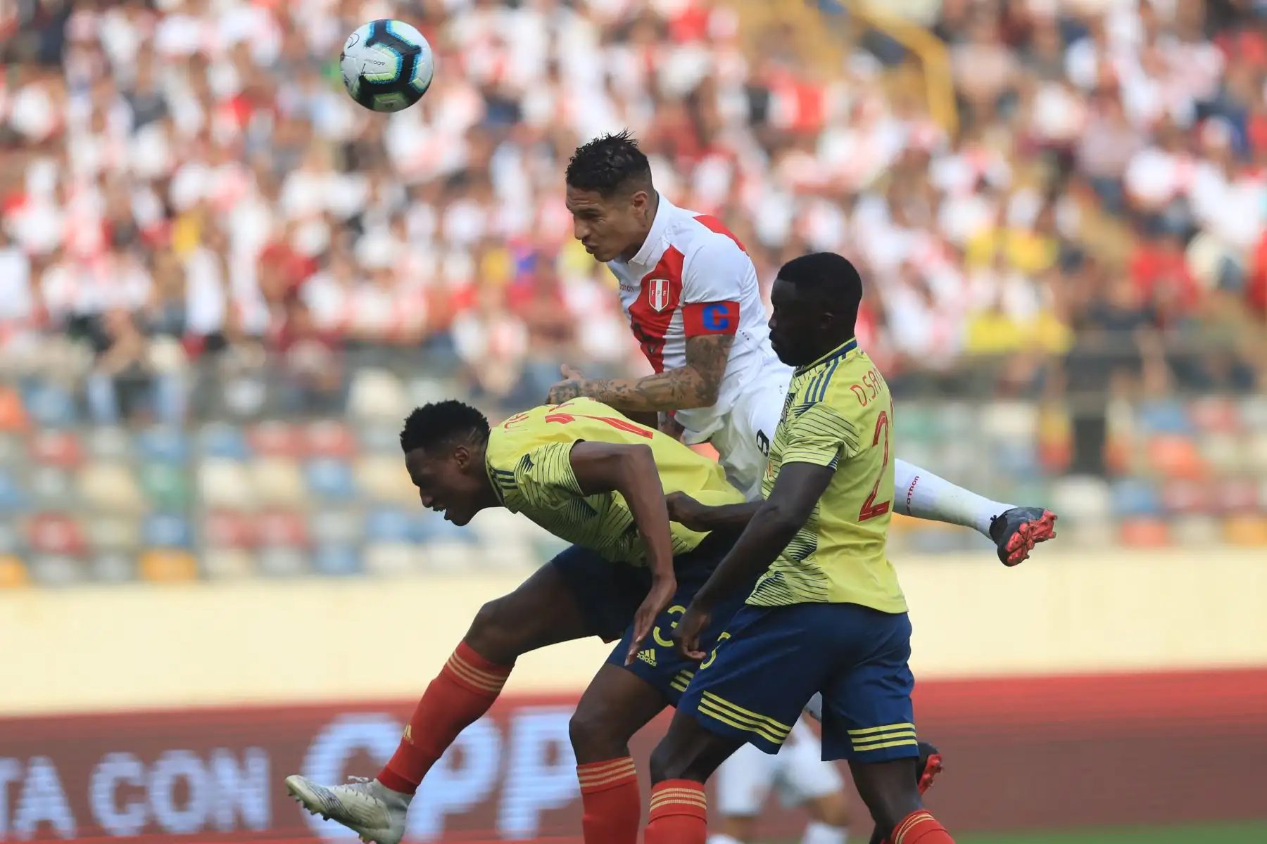 Perú perdió 3-0 con Colombia en su último amistoso con miras a la Copa América

Foto: ANDINA/Juan Carlos Guzmán Negrini.