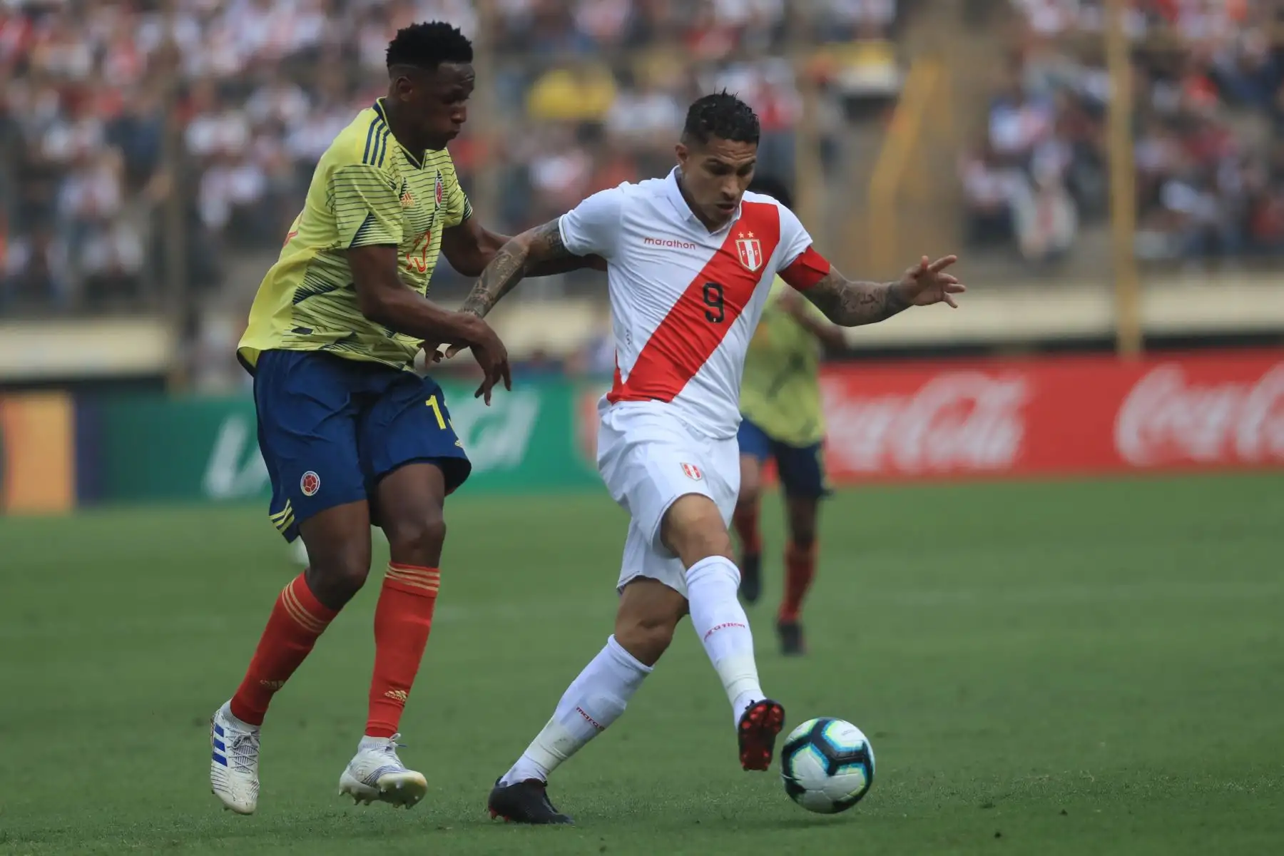 Perú perdió 3-0 con Colombia en su último amistoso con miras a la Copa América

Foto: ANDINA/Juan Carlos Guzmán Negrini.