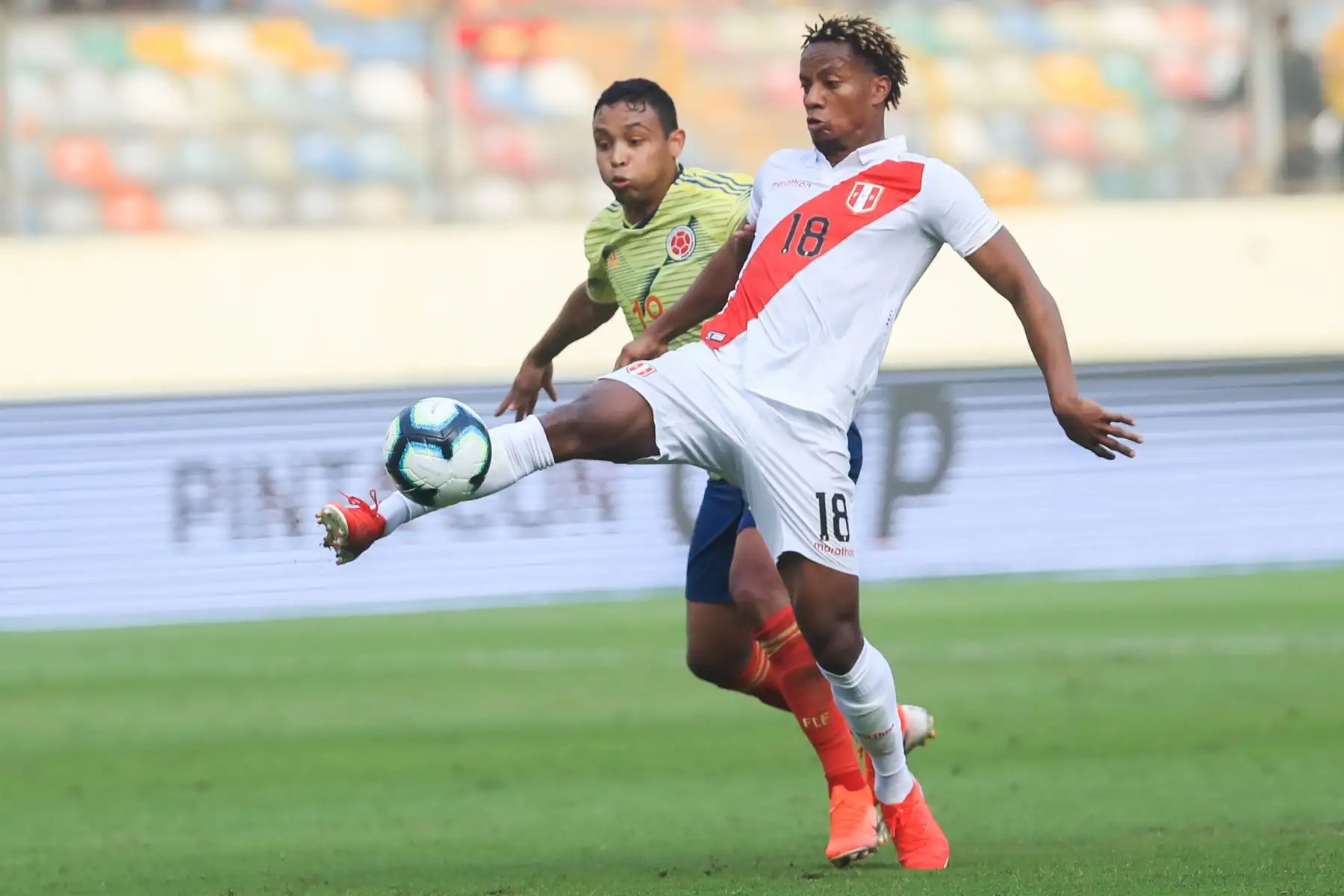 Perú perdió 3-0 con Colombia en su último amistoso con miras a la Copa América

Foto: ANDINA/Juan Carlos Guzmán Negrini.