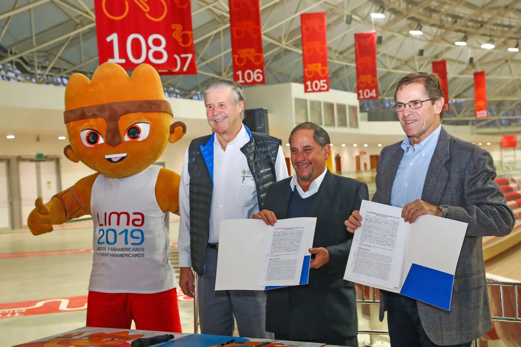 Lima 2019 entrega del Velódromo a la Federación Peruana de Ciclismo. Foto: ANDINA/Norman Cordova