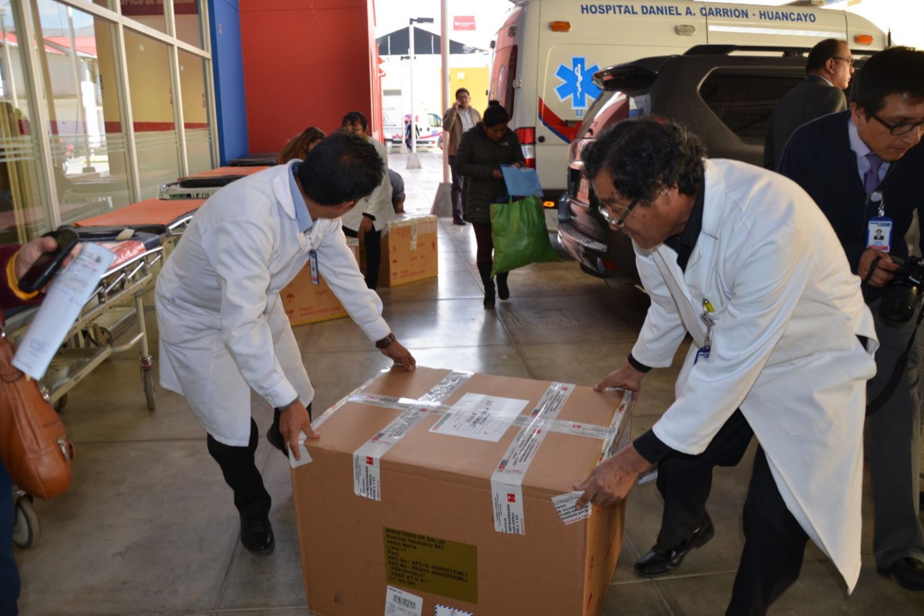 El Hospital Daniel Alcides Carrión de Huancayo cuenta con más de 500 unidades de inmunoglobulina y cuatro ventiladores mecánicos cardiacos para la atención de los pacientes con Guillain-Barré. Foto: ANDINA/archivo