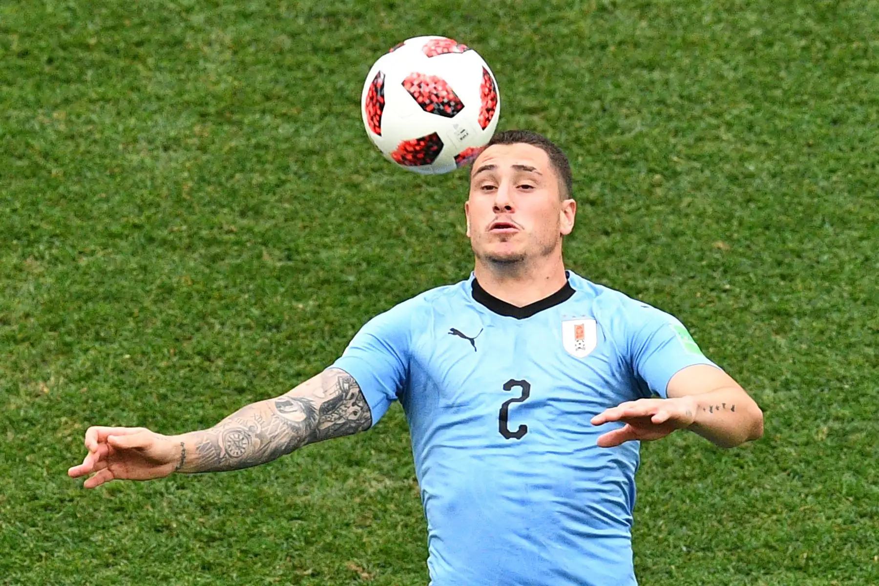 José María Giménez
Valor: US$ 79.3 millones; País: Uruguay; Posición: Defensa Central; Club: Atlético Madrid (ESP); Nacimiento: 20 de enero de 1995 (25 años); Partidos con su selección: 46; Goles: 7.