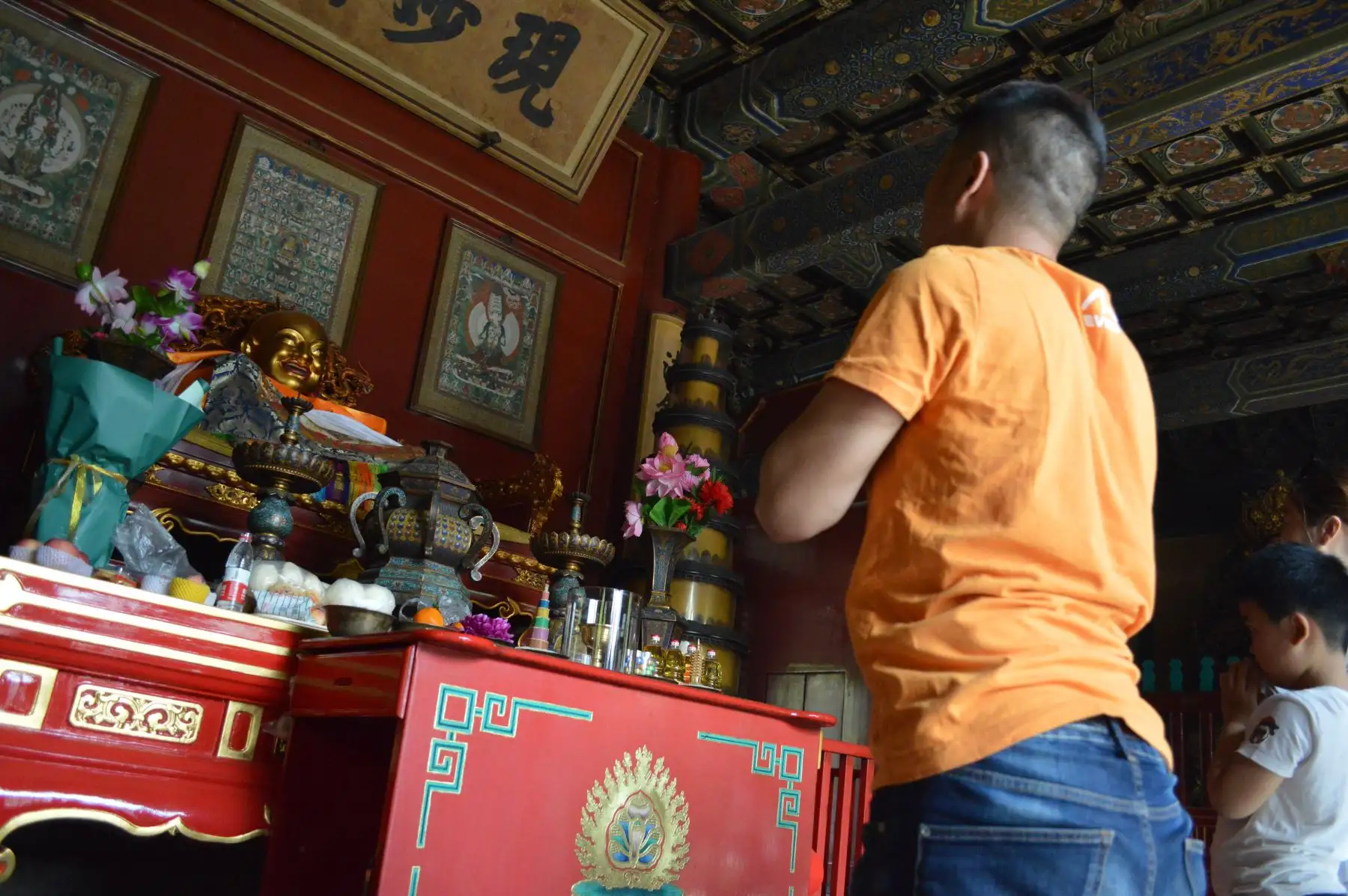 Templo de los Lamas en Beijing, China. Foto: ANDINA/Víctor Véliz