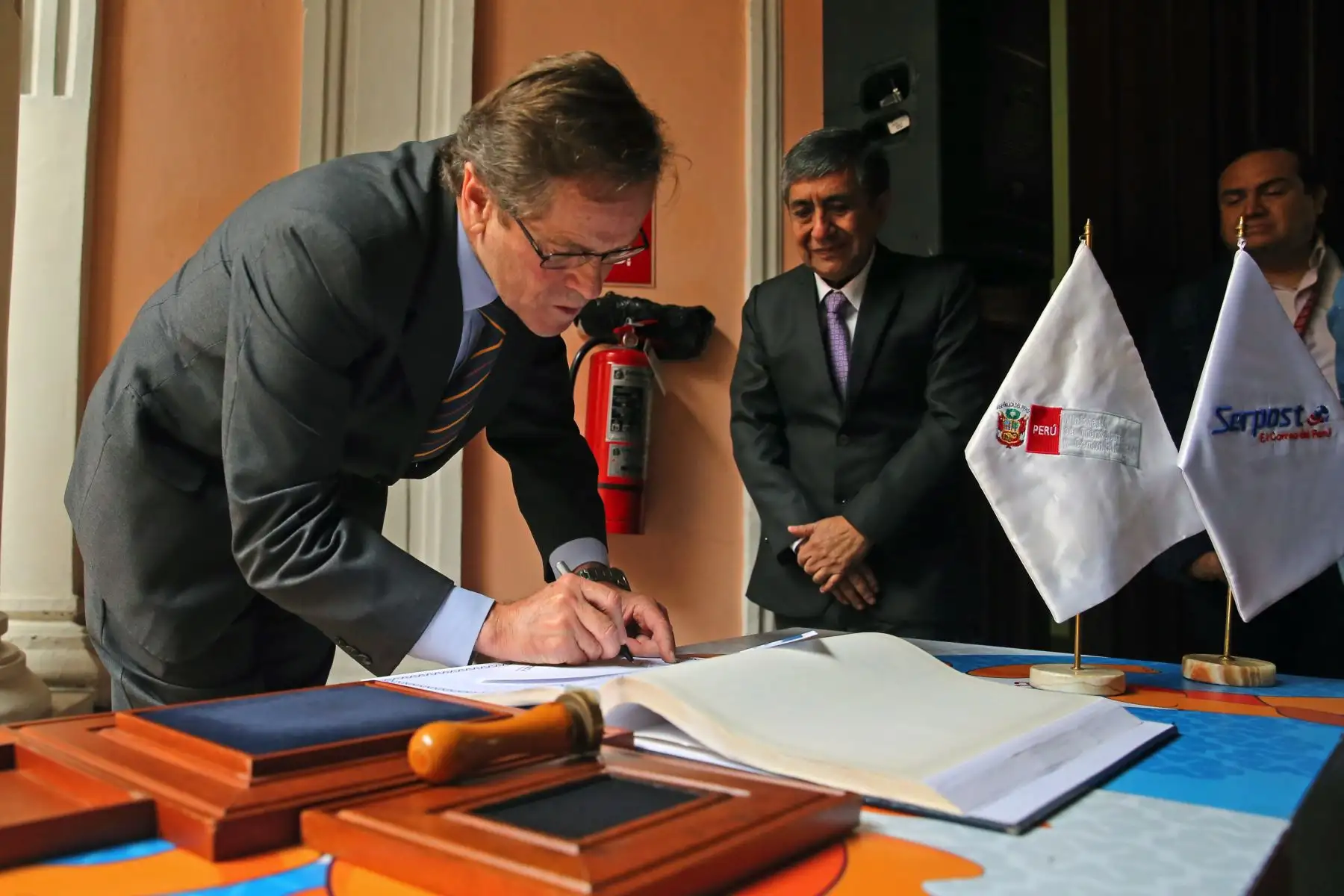 Lima 2019 y Serpost presentan las Estampilla alusiva a los juegos Panamericanos y Para panamericanos. Foto: ANDINA/Vidal Tarqui