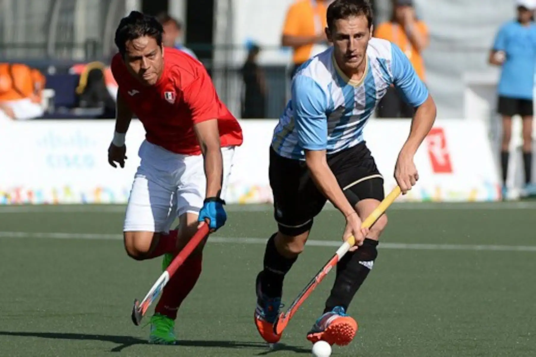 Estrellas de la selección argentina de hockey llegan a nuestro país. Foto: ANDINA/Difusión.