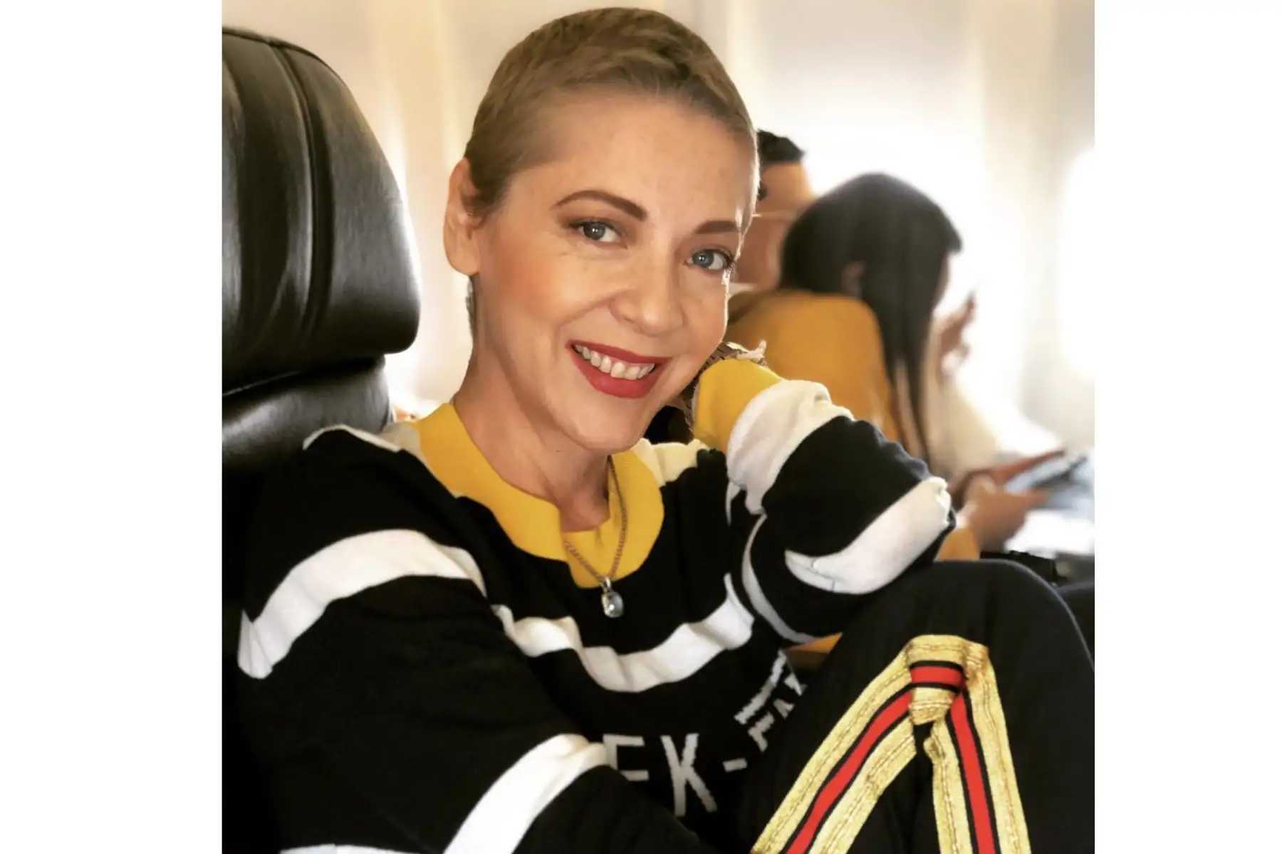 La actriz fue diagnosticada hace tres años de cáncer a los ovarios. Tras su recuperación reapareció dispuesta a trabajar en la prevención para combatir esta terrible enfermedad. Edith González. Foto: Instagram