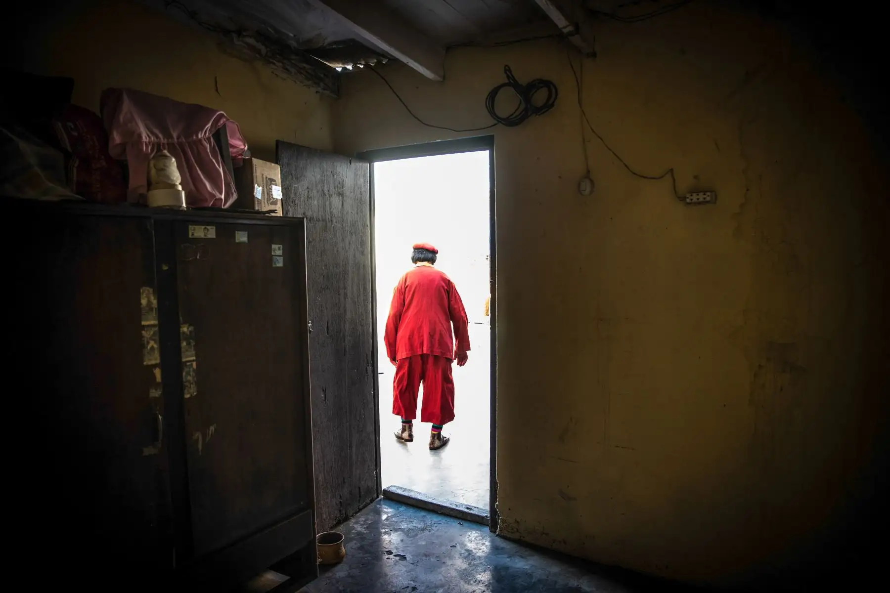 Tiene 95 años de vida y ha pasado 91 de ellos haciendo reír en la carpa de un circo. Pitito es el payaso más viejo del mundo en actividad. Foto: ANDINA/ Carlos Lezama