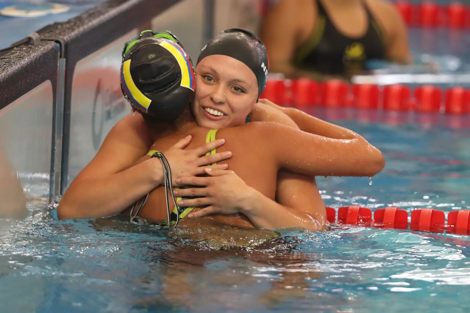 Mackenzie Nedom de Perú gana en la competencia de  200m pecho en el Torneo Copa Pacífico de Natación 2019. Foto: ANDINA/Melina Mejía