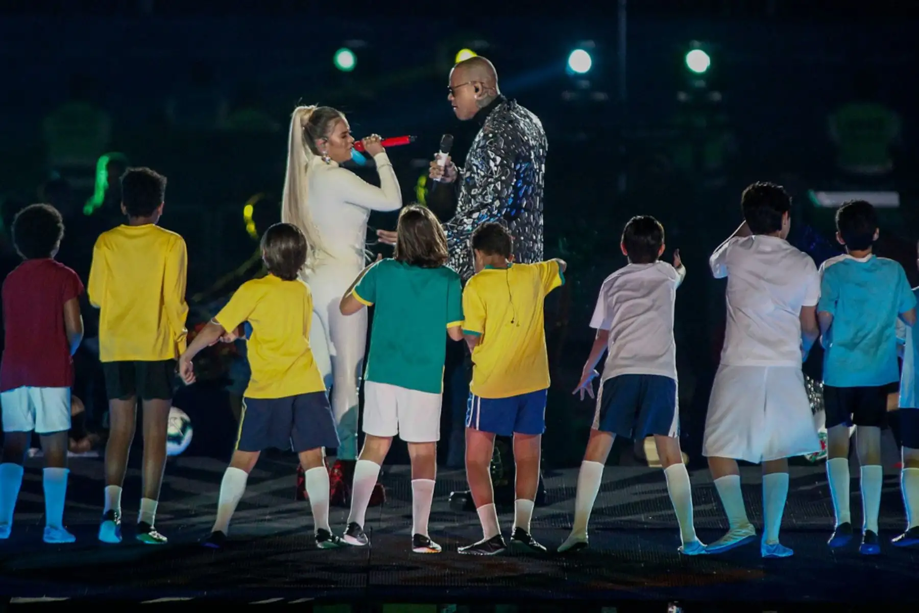 Ceremonia de inauguración de la Copa América 2019. Foto: AFP