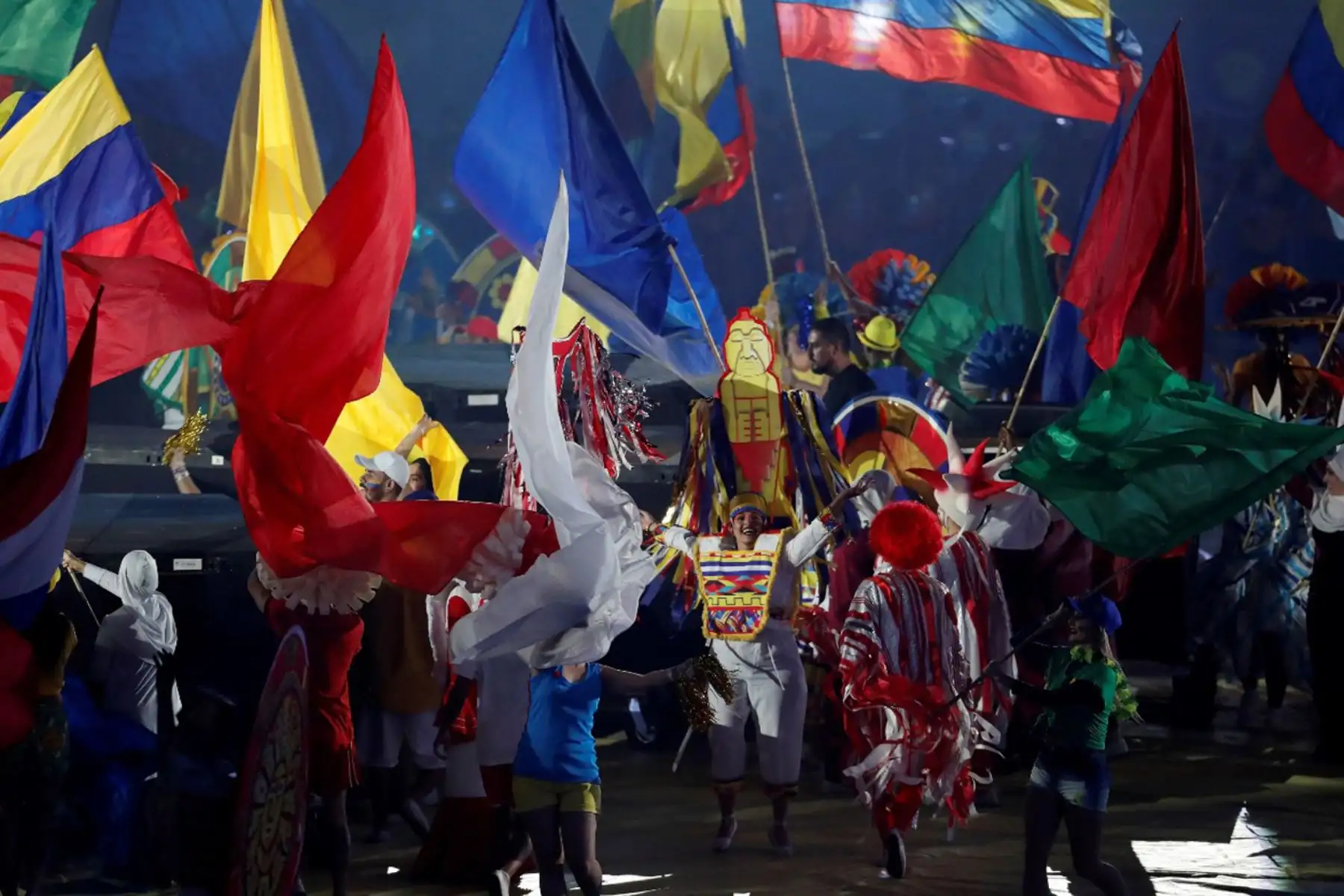 Ceremonia de inauguración de la Copa América 2019. Foto: AFP