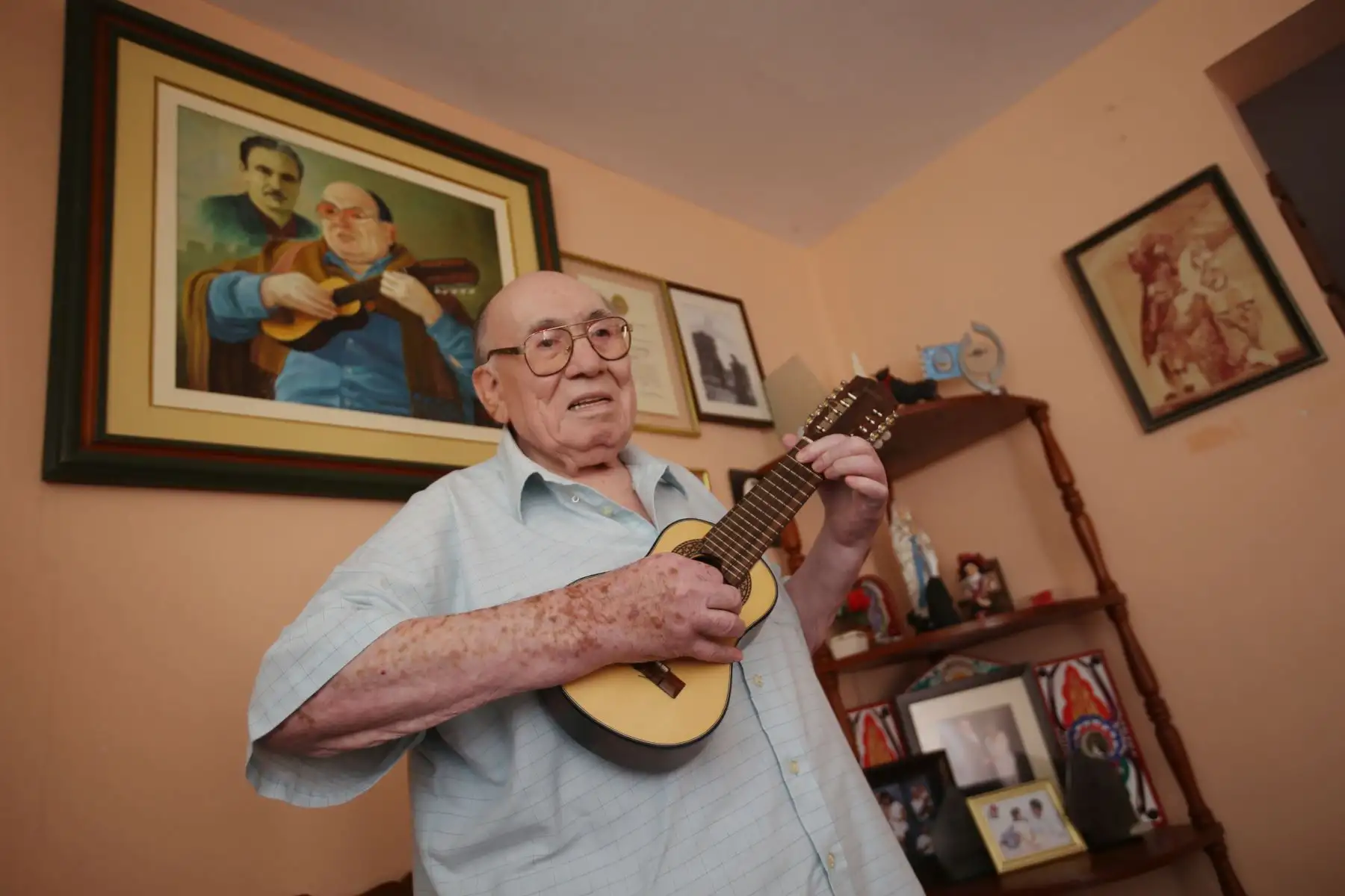 Retrato del charanguista Jaime Guardia.
Foto: Difusión