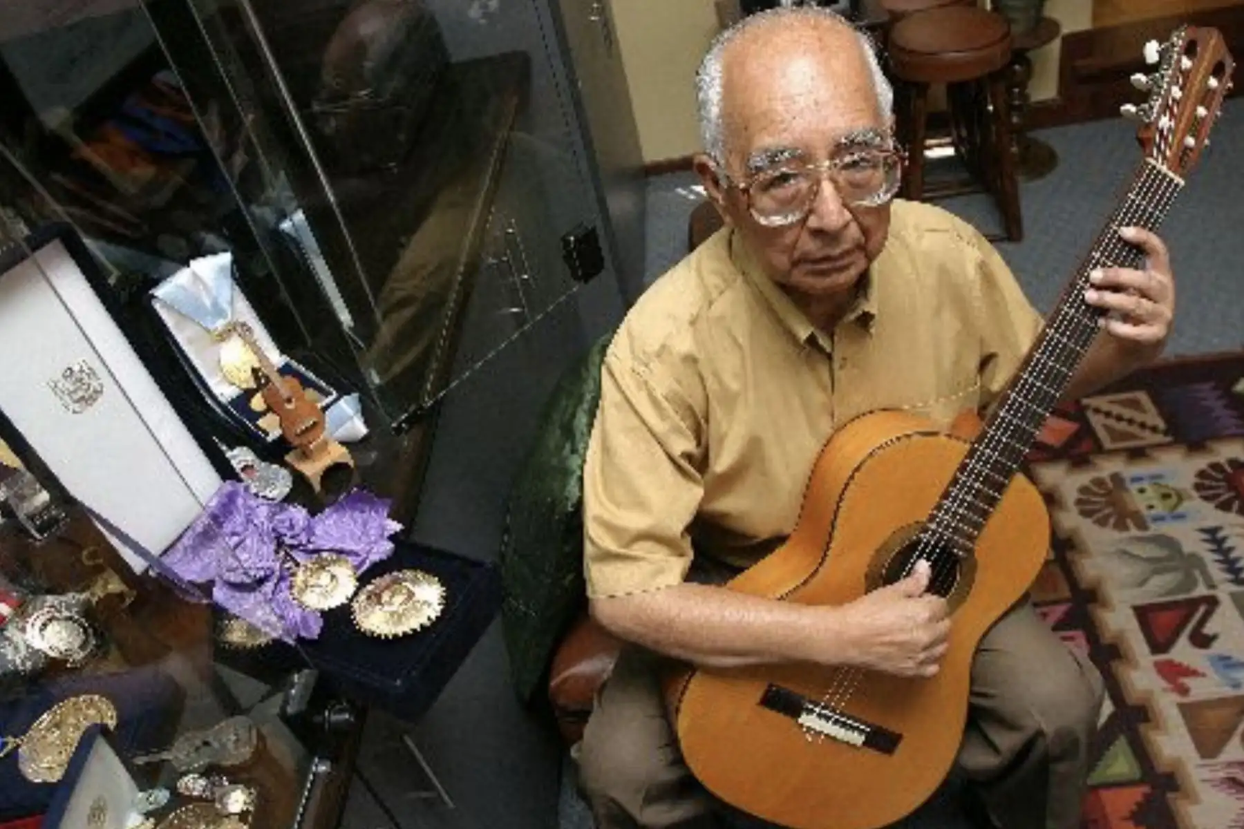 Artista de música andina, Raúl Garcia Zarate. Foto: ANDINA/Difusión