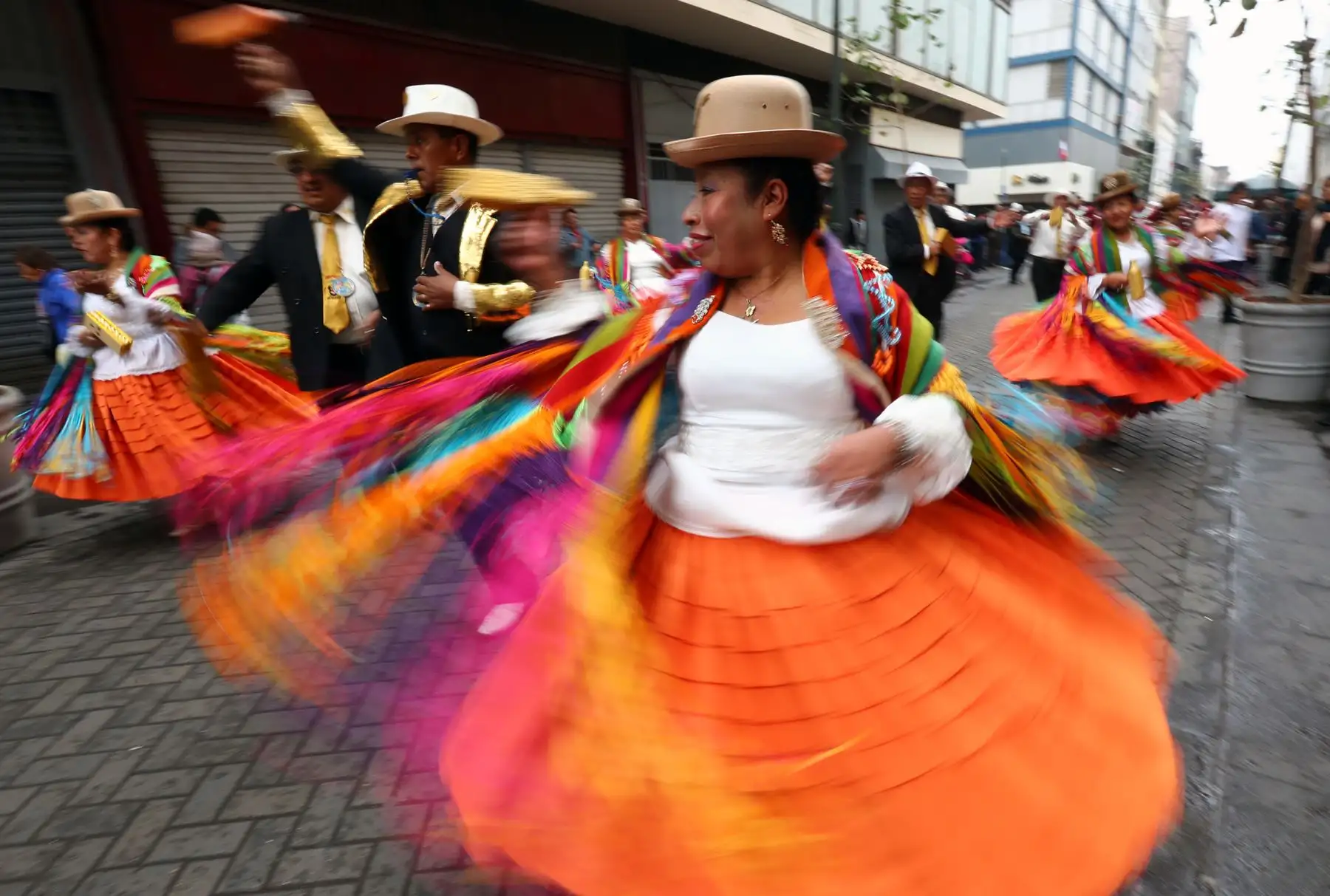 Limeños celebran el Día del Padre.
Foto: ANDINA/Norman Córdova