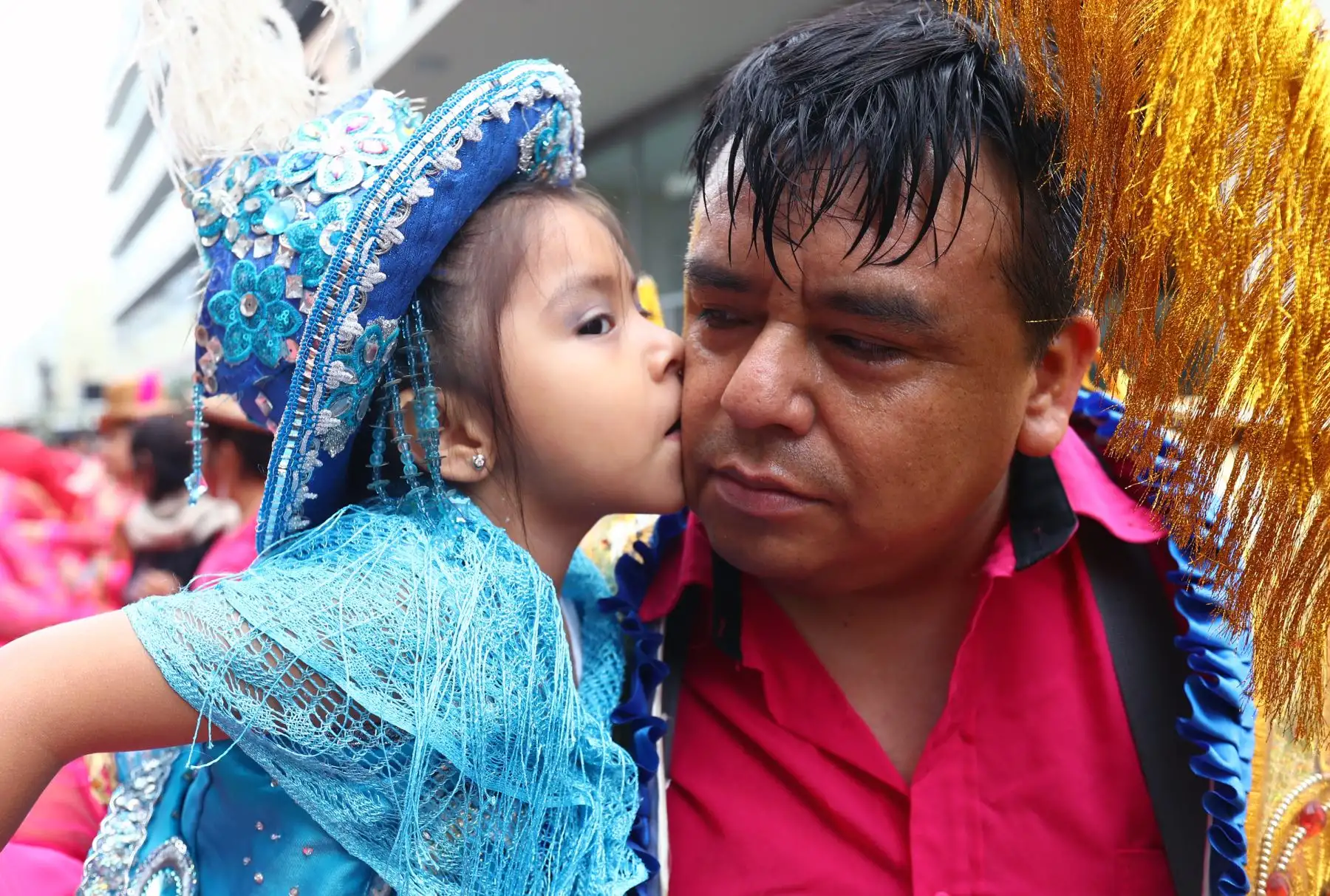 Limeños celebran el Día del Padre.
Foto: ANDINA/Norman Córdova