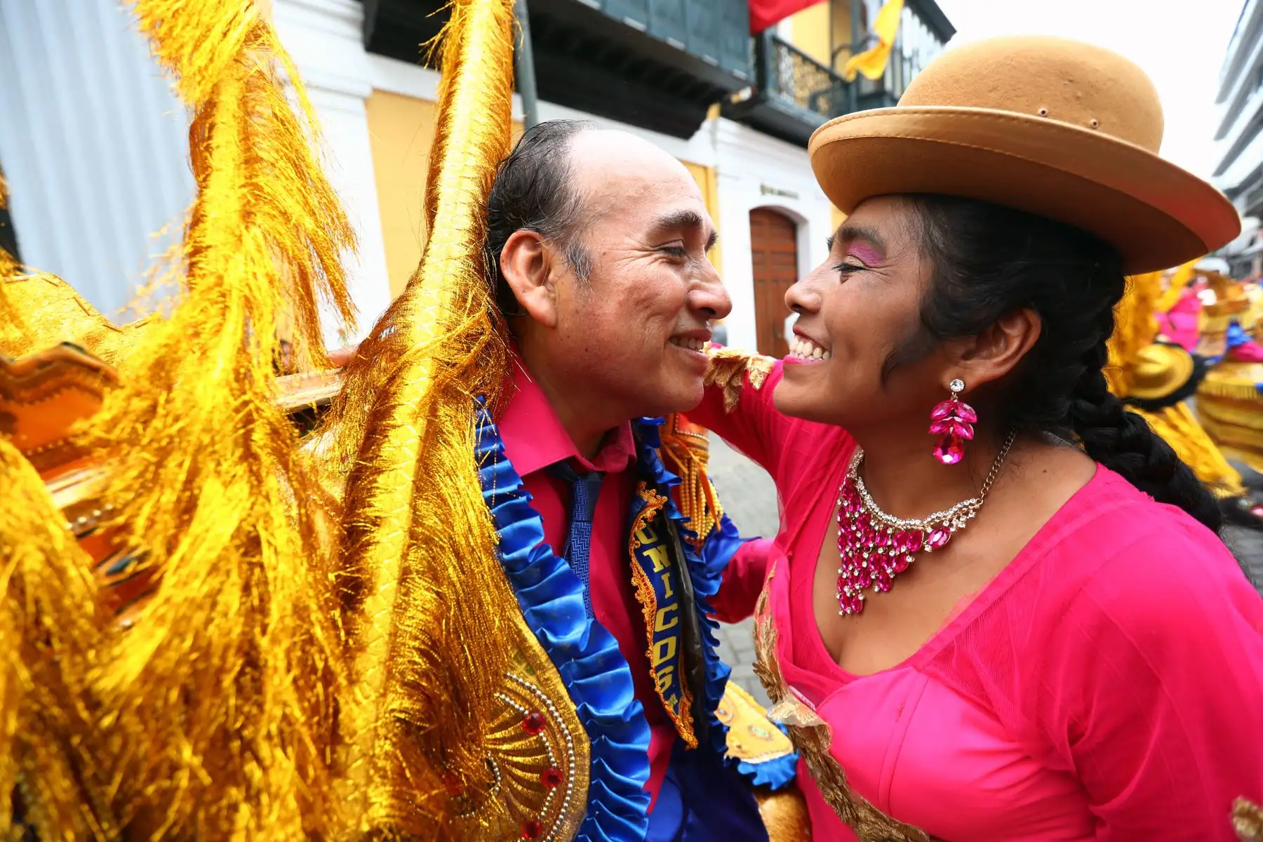 Limeños celebran el Día del Padre.
Foto: ANDINA/Norman Córdova