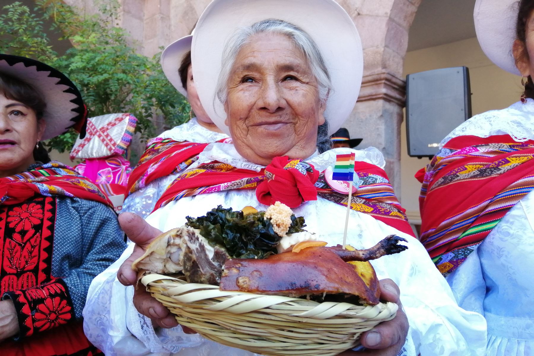 El chiriuchu se lucirá durante festividad del Corpus Christi que se celebra en Cusco. ANDINA/Percy Hurtado Santillán