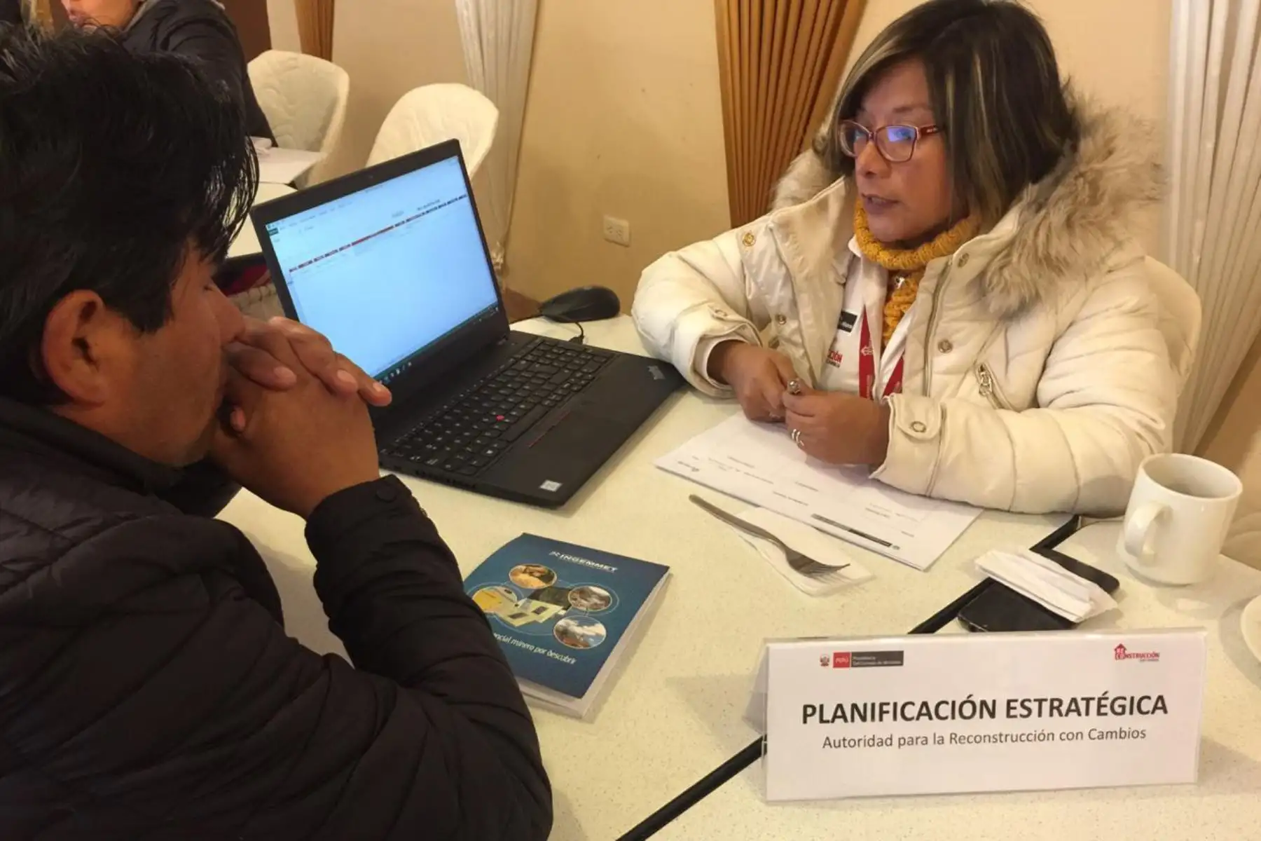 Ventanilla múltiple de Autoridad para la Reconstrucción con Cambios acelera intervenciones en Huancavelica. ANDINA/Difusión