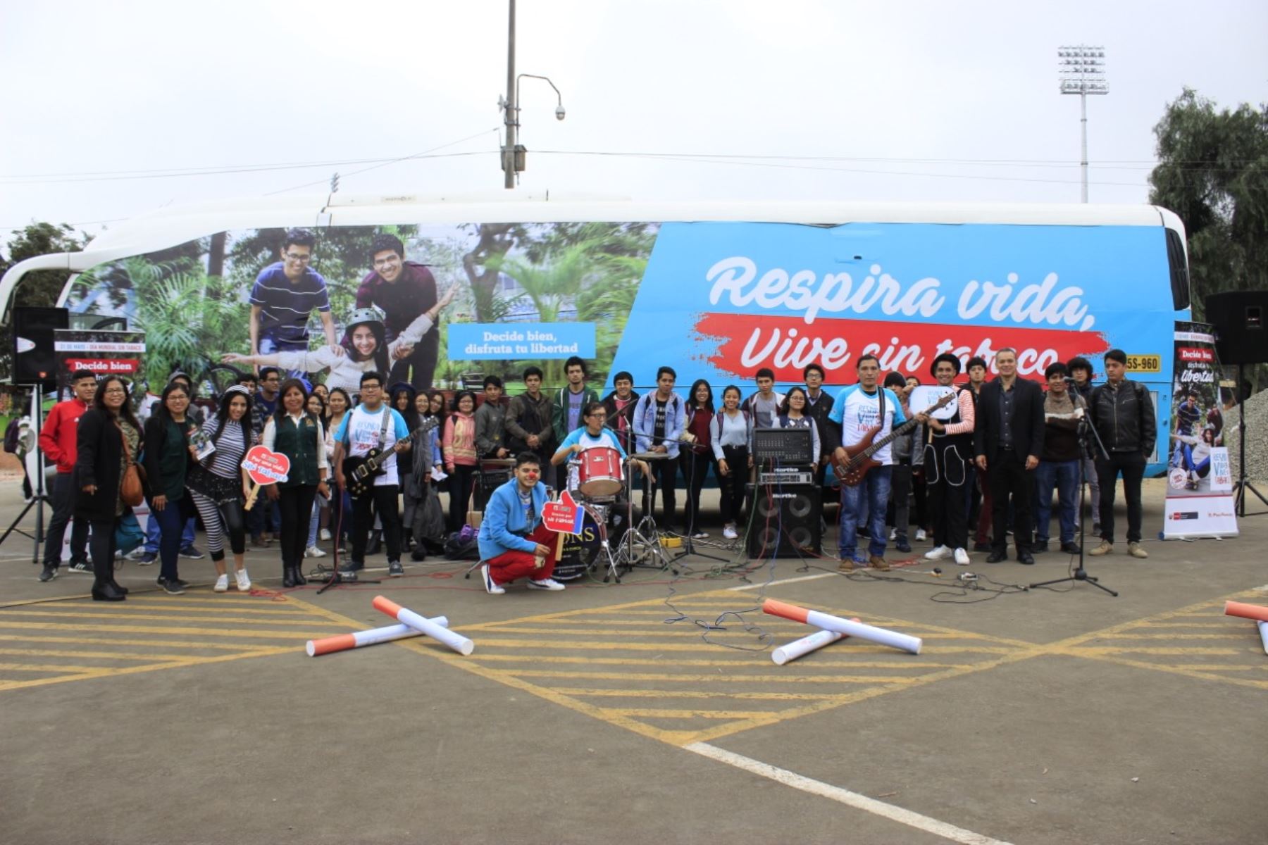 Más de 21,000 estudiantes fueron sensibilizados sobre los daños del tabaco. Foto: ANDINA/Minsa.