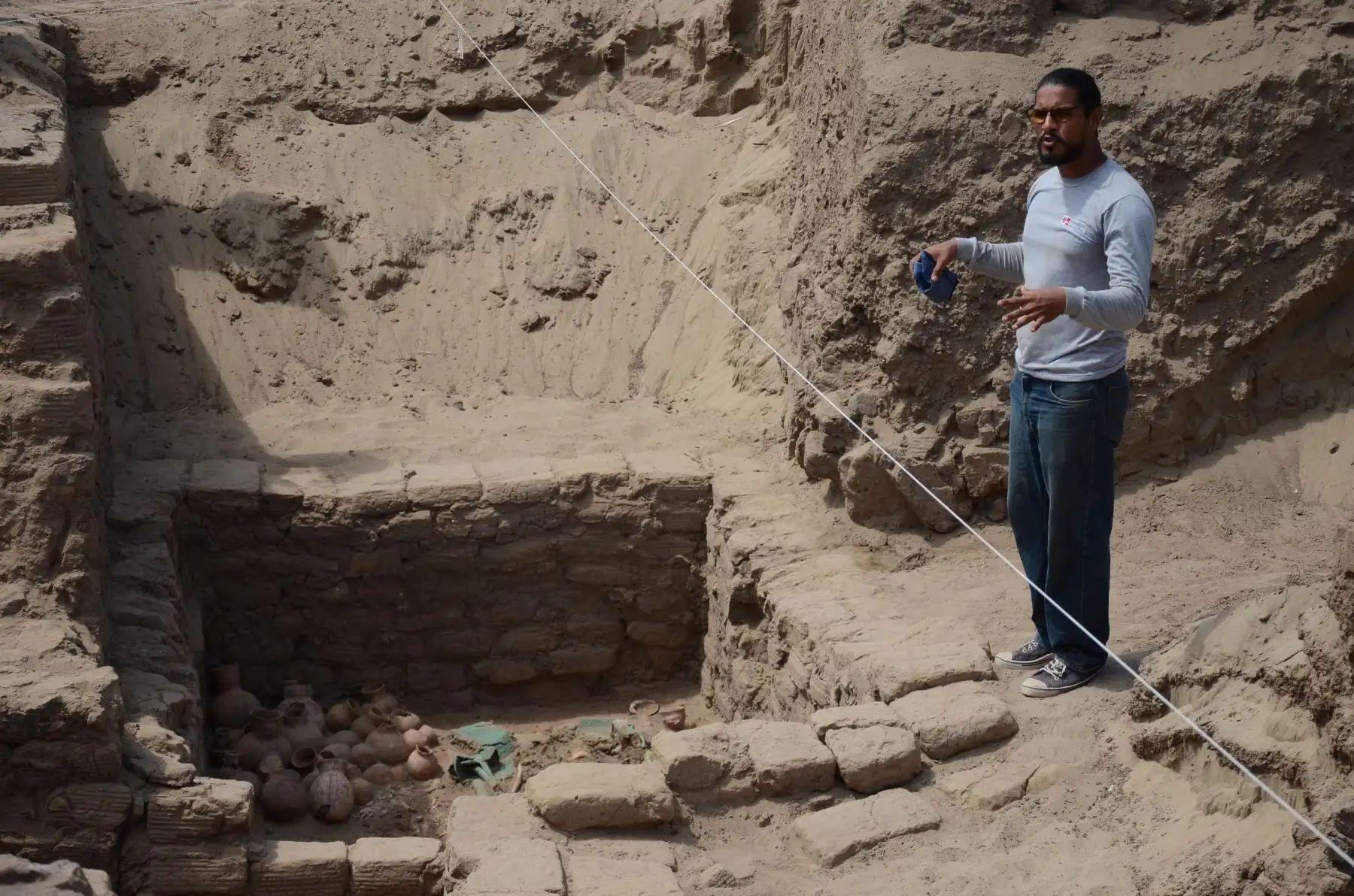 El complejo arqueológico Úcupe, ubicado en Lambayeque, es uno de los sitios beneficiados con la medida dispuesta por el Ministerio de Cultura. NDINA/Difusión