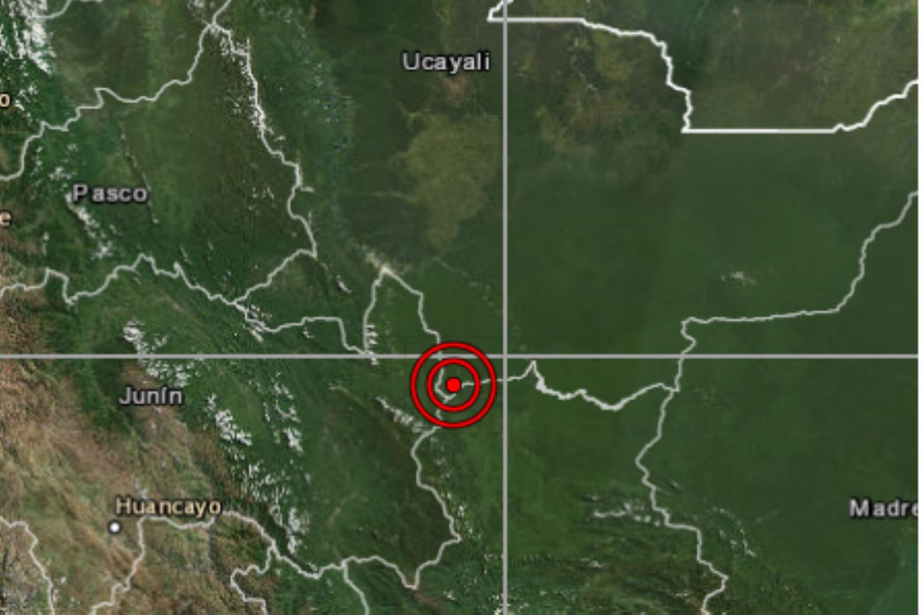 El Instituto Geofísico del Perú registró un movimiento sísmico de magnitud 4.1 en la provincia de Atalaya, región Ucayali.