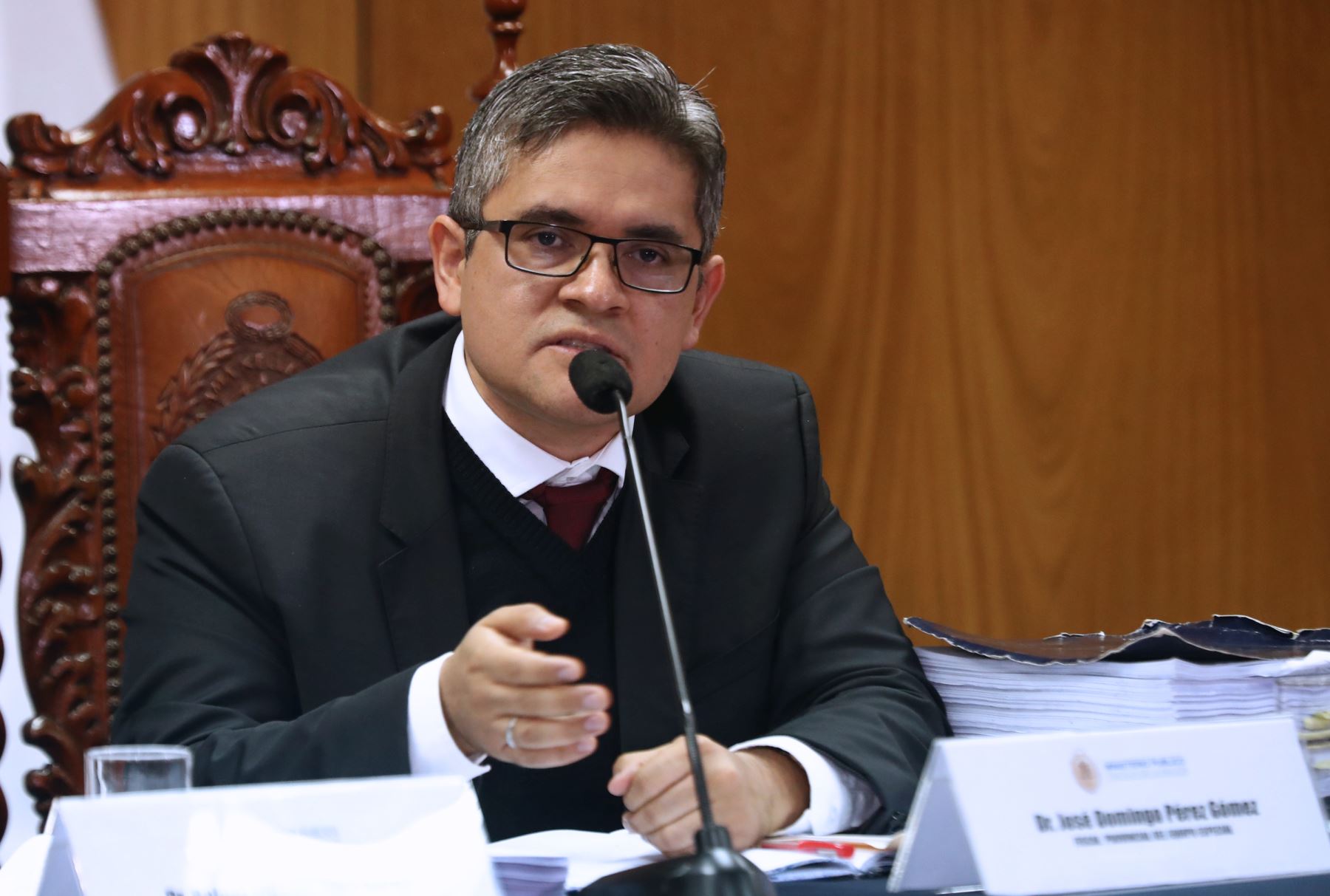 Fiscal José Domingo Pérez garantiza el debido proceso en caso cocteles