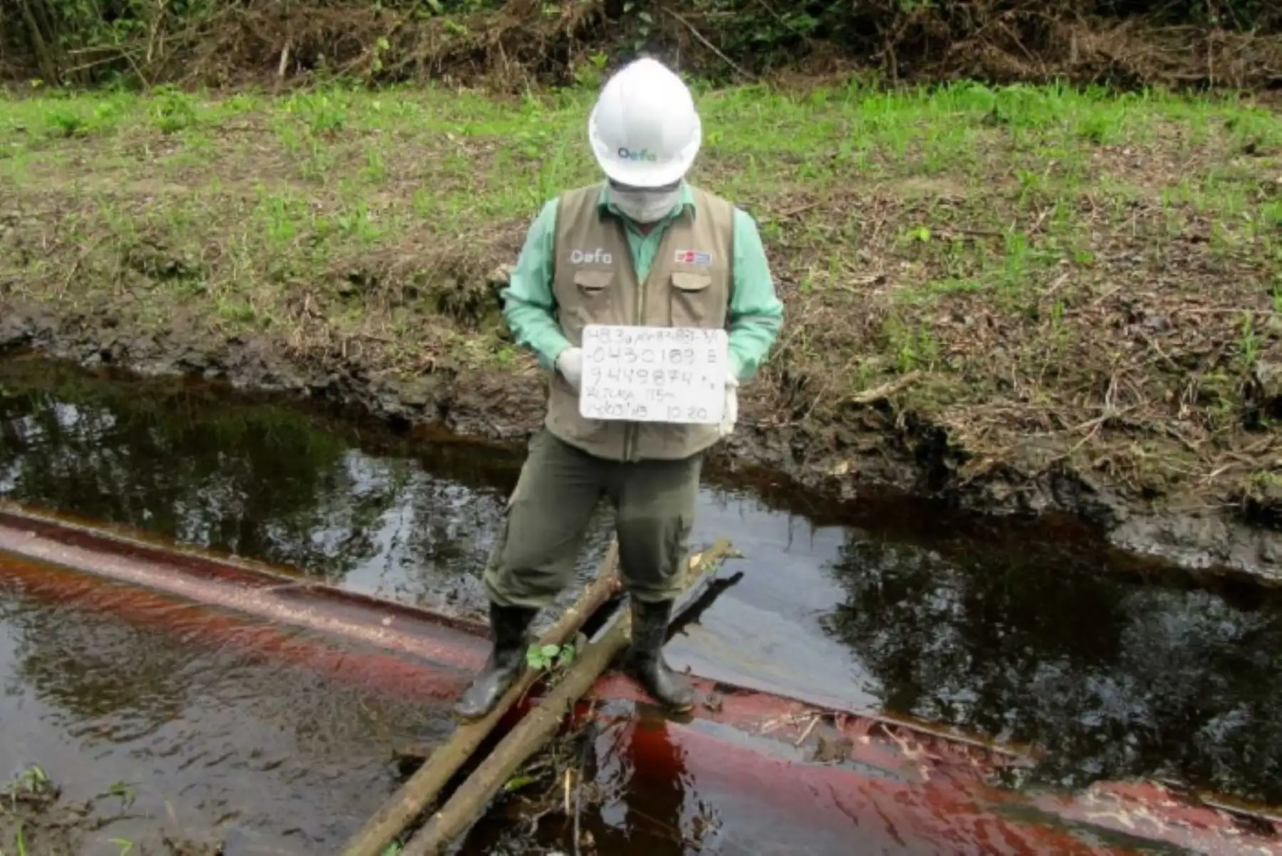 El Organismo de Evaluación y Fiscalización Ambiental (OEFA) inició la supervisión ante el derrame de petróleo ocurrido en la víspera en el kilómetro 237 + 746 del Ramal Norte del Oleoducto Norperuano (ONP), en la comunidad nativa Nuevo Progreso, distrito de Manseriche, provincia del Datem del Marañón, departamento de Loreto.