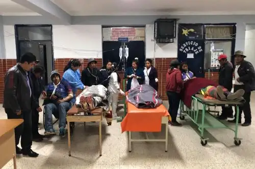 ANDINA/DifusiónUn muerto y 36 heridos deja el despiste de bus interprovincial en carretera de penetración ubicada en la provincia del Santa, en Áncash. ANDINA/Difusión